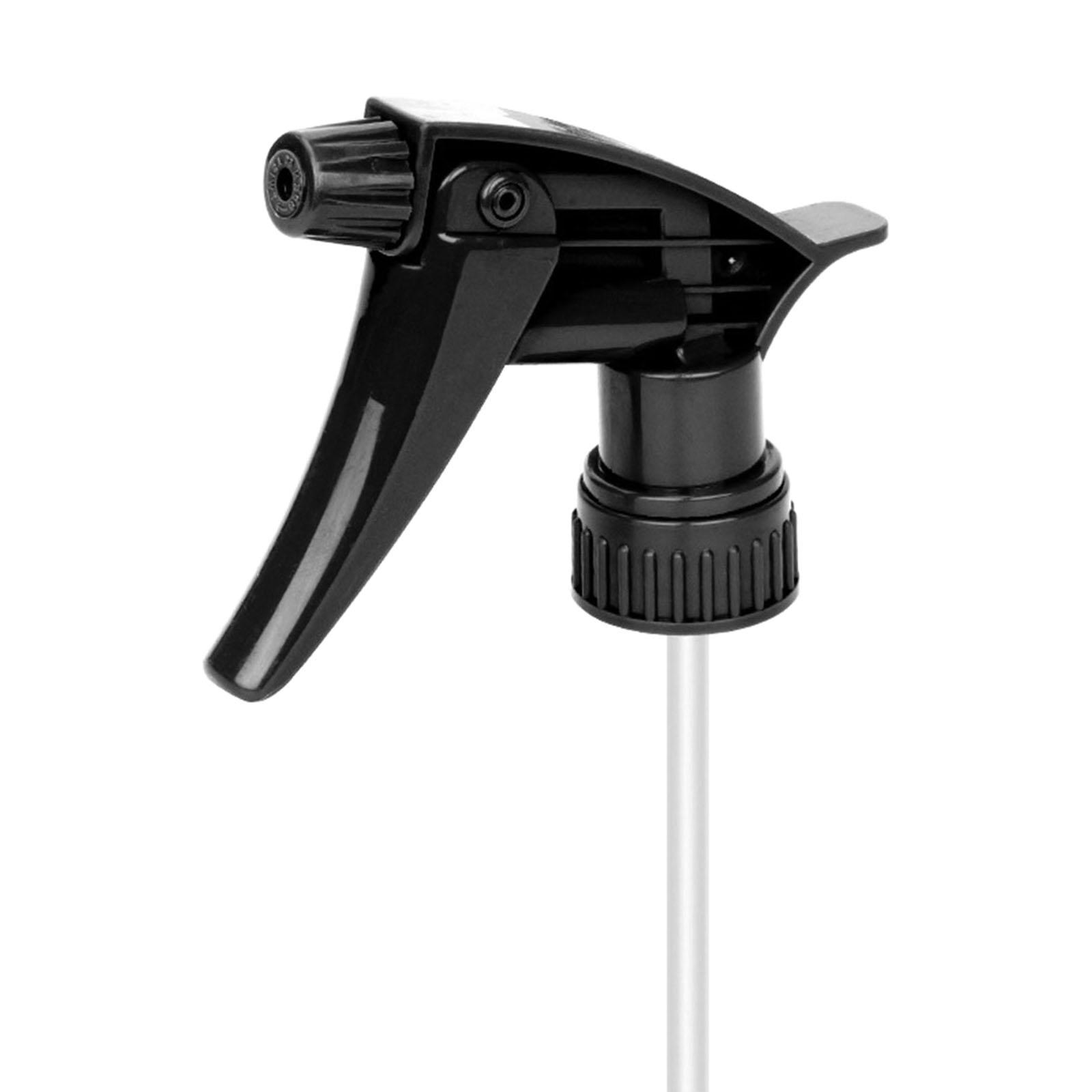 Sprayer Bottle Nozzle Replacement Reusable Adjustable for Home Cleaning Black