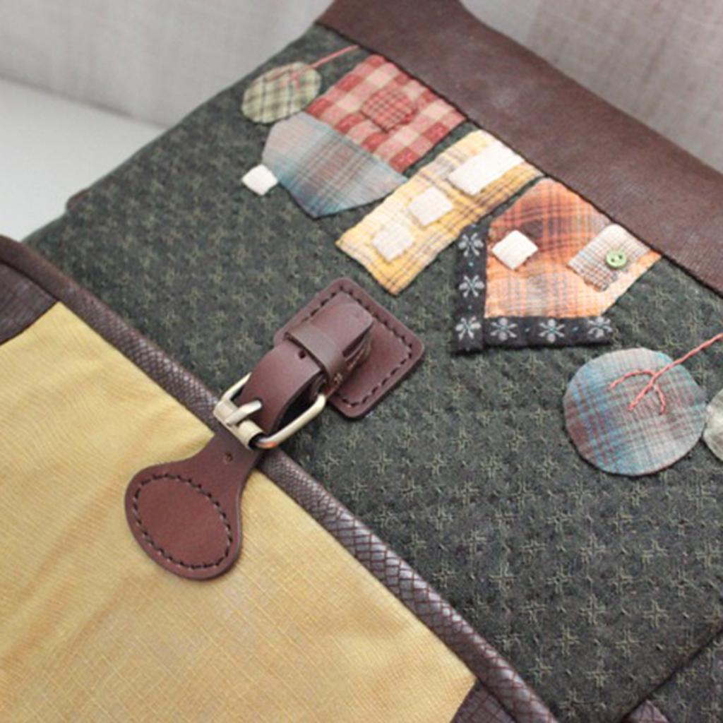 Künstlich Lederschnalle Tasche Verschluss Schnalle Magnetverschluss knöpfe Nähen - Picture 23 of 23