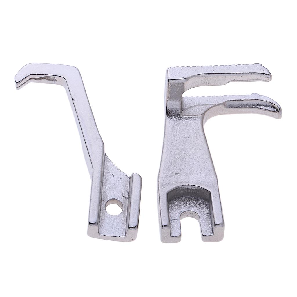 2pcs Universal Presser Feet Set for Industrial Sewing Machine Walking Foot