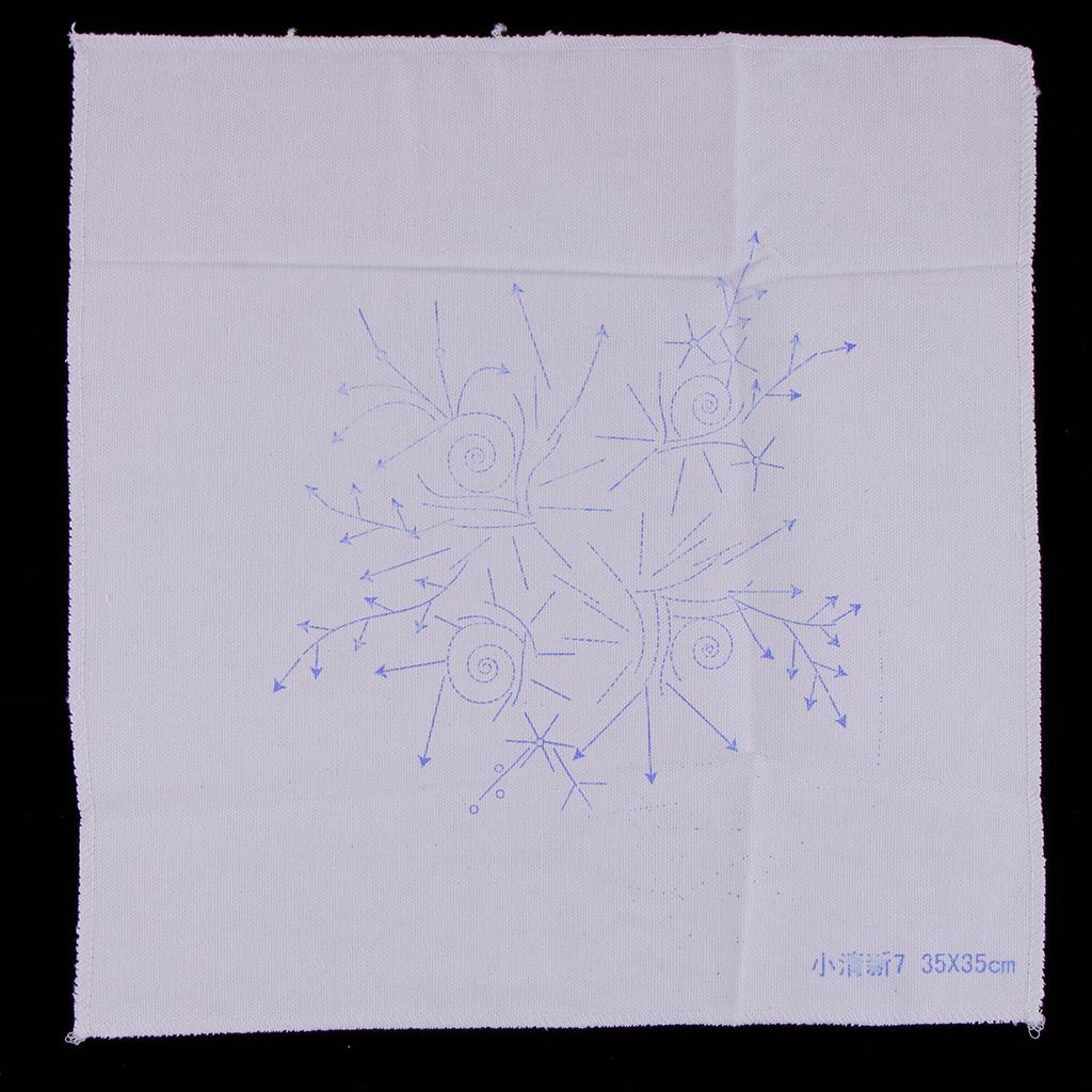 Ribbon Embroidery Kits DIY Flower Painting Kit Stamped Cross Stitch 05