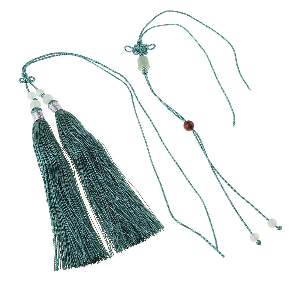 DIY Tassel For Bookmark Earrings Handmade Crafts Jewelry Accessories Green