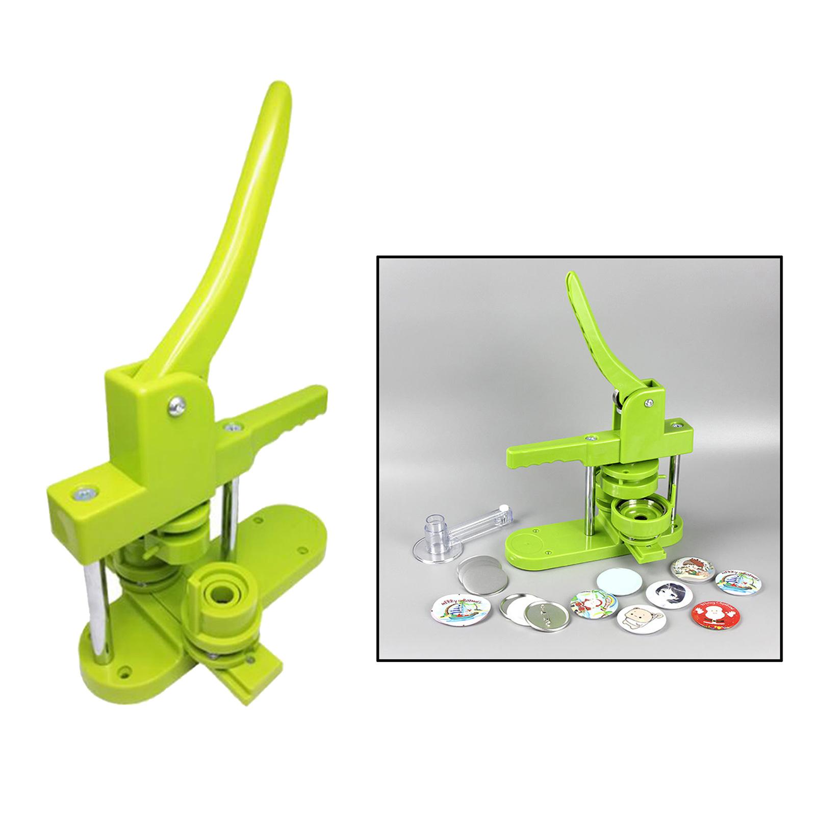 Portable Button Maker Machine Badge Punch Press Mold Making Pinback 25mm