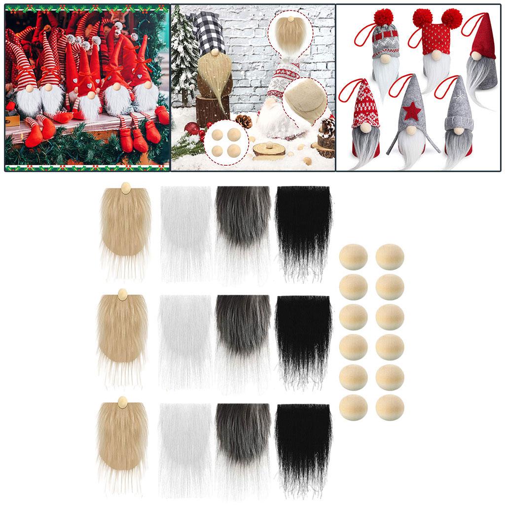 Faux Fur Fabric Gnome Beard Costume Clothing Party Supplies Toy Dwarf Craft