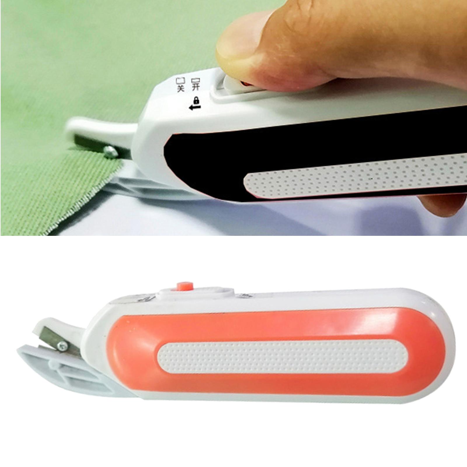 Electric Scissors Mini Handheld for Cardboard Cutting Tool Scrapbooking Orange