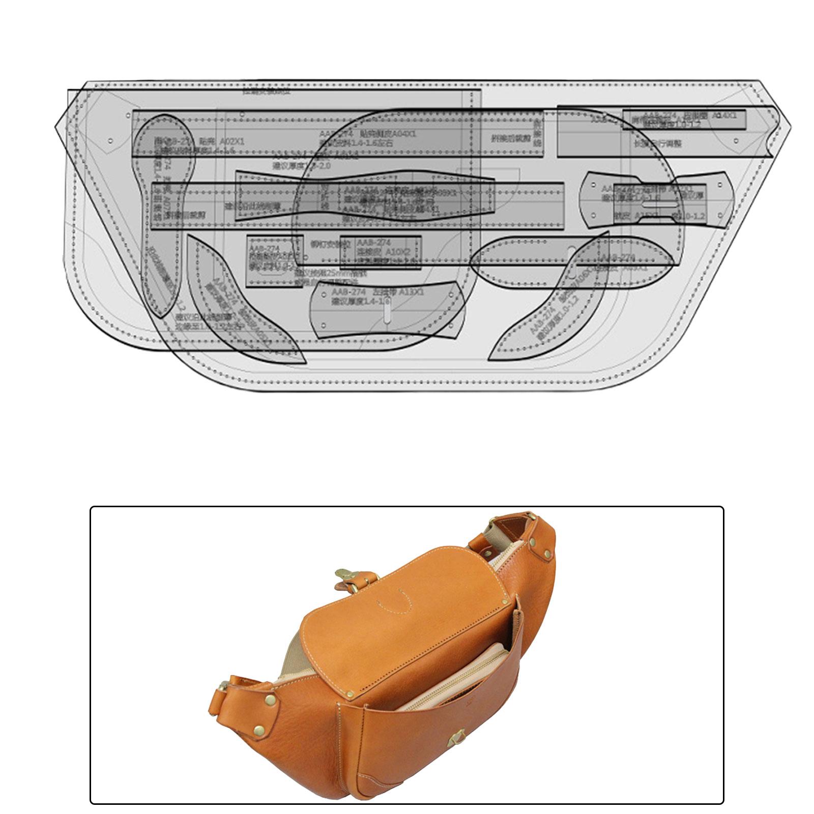 Chest Bag Acrylic Template Handmade Reusable for Quilting Crafting DIY Craft