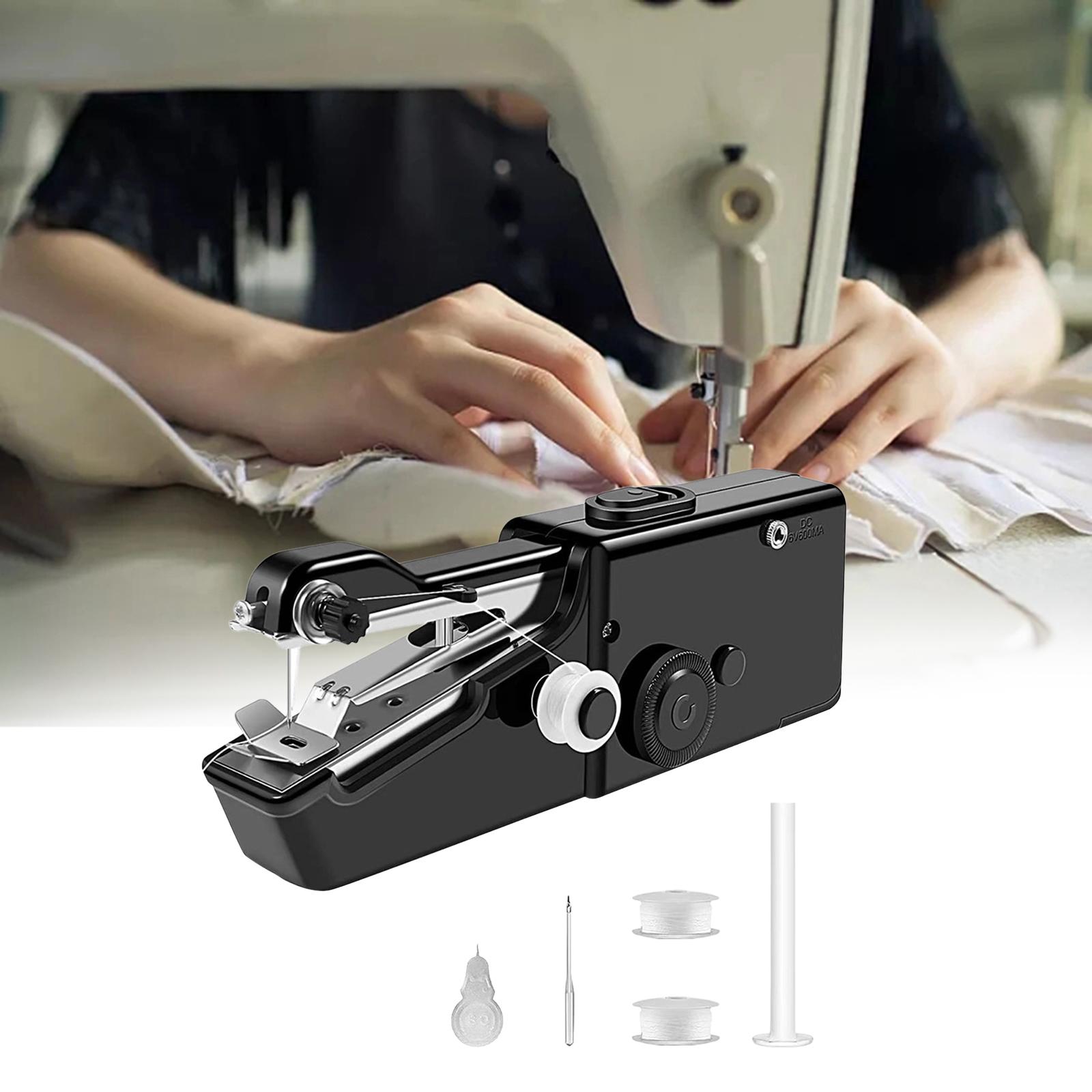 Handheld Sewing Machine Manual Sewing Machine Useful Electric Sewing Machine Black