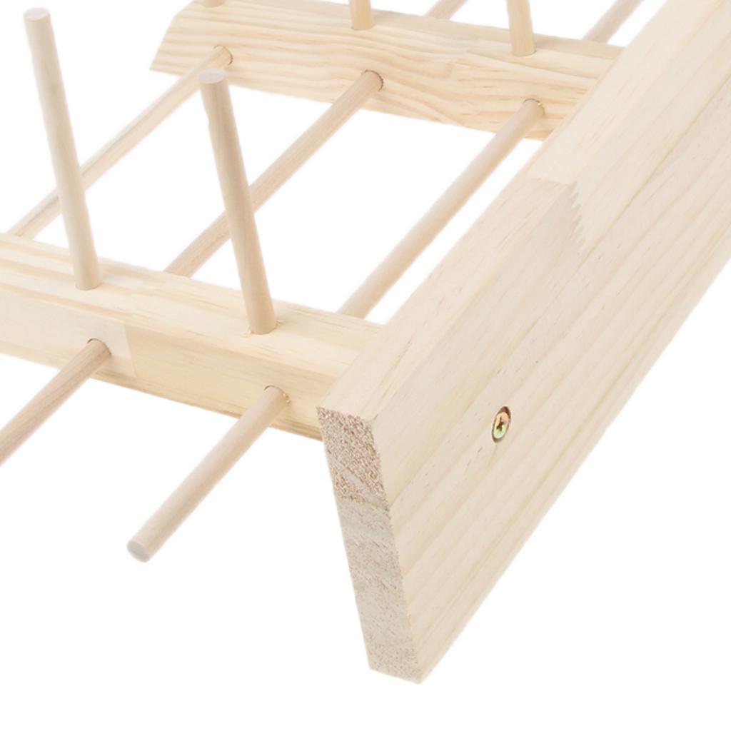 4 Pieces Wooden Eye Glasses Sunglasses Display Rack Stand Holder Organizer 