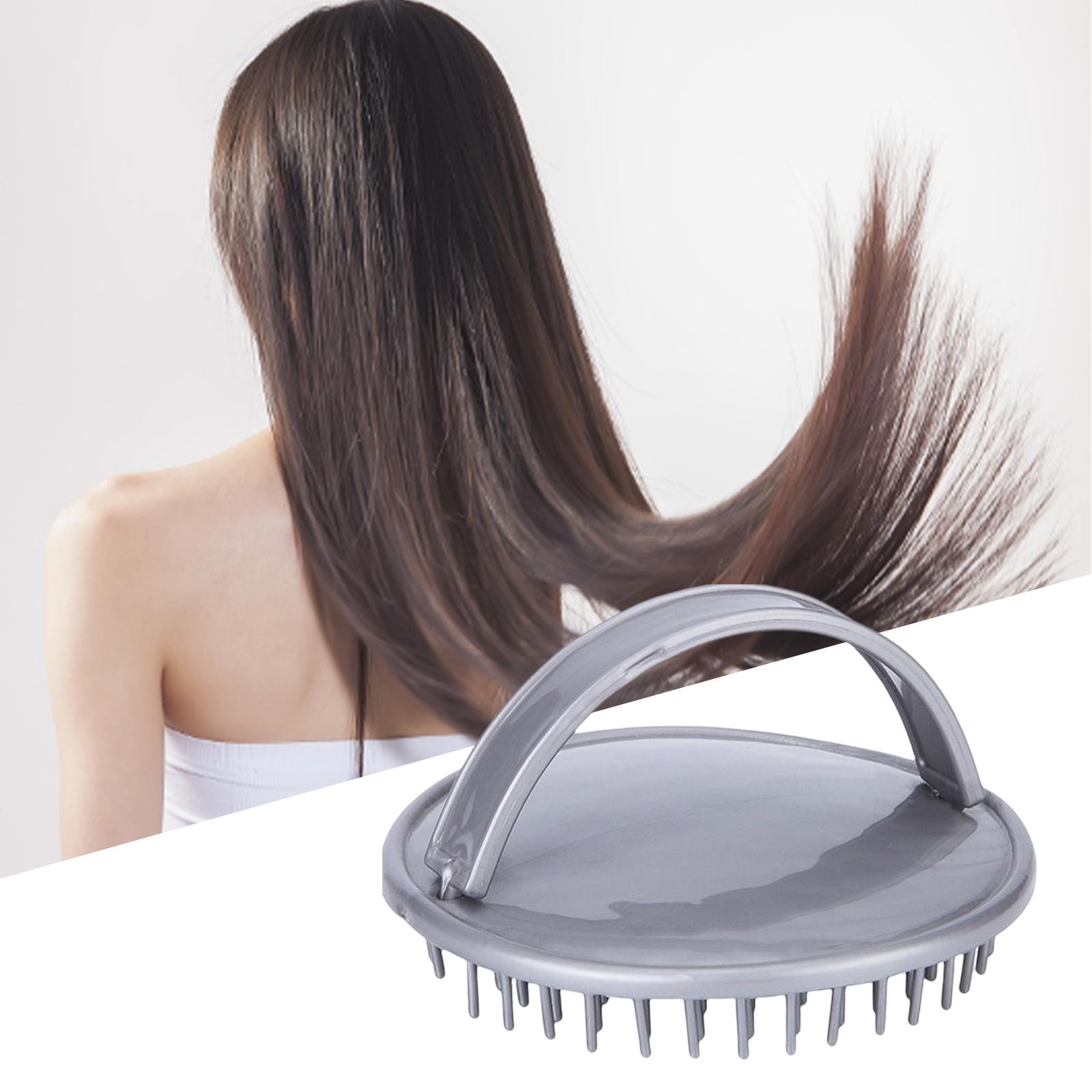 Professional Weaving Comb with Shampoo Brush  Comb Gray Brush