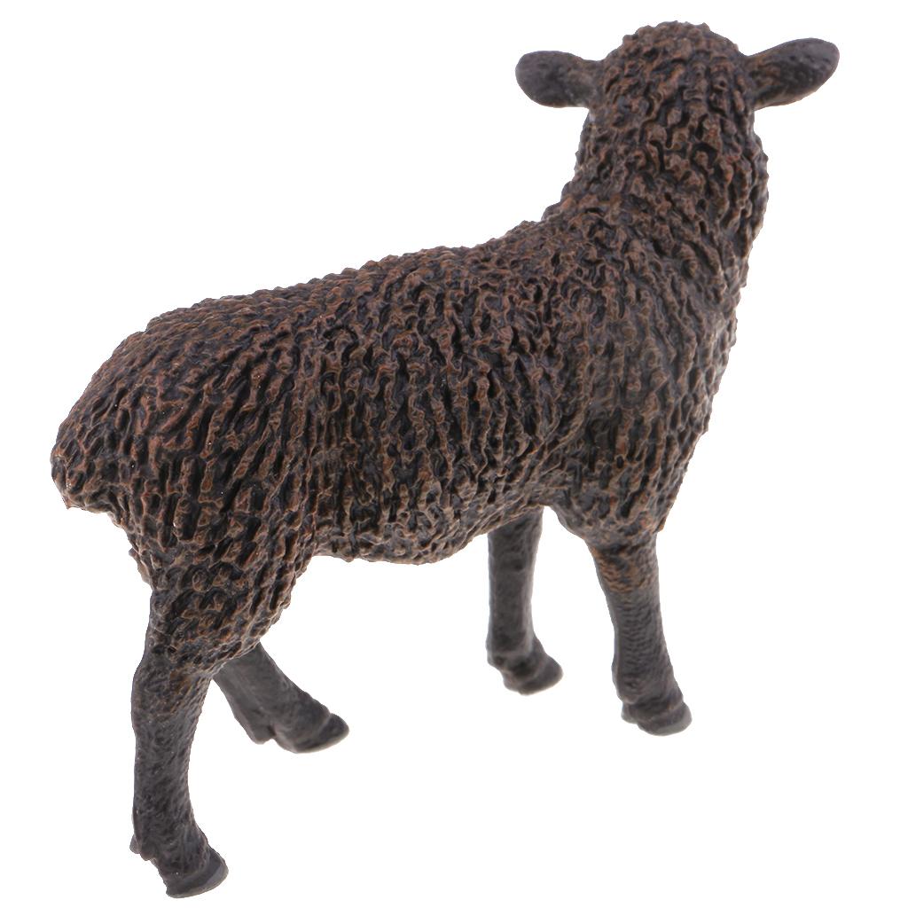 Mini Educational Farm Animal Toy Plastic Sheep Goat Figure Fun Party ...