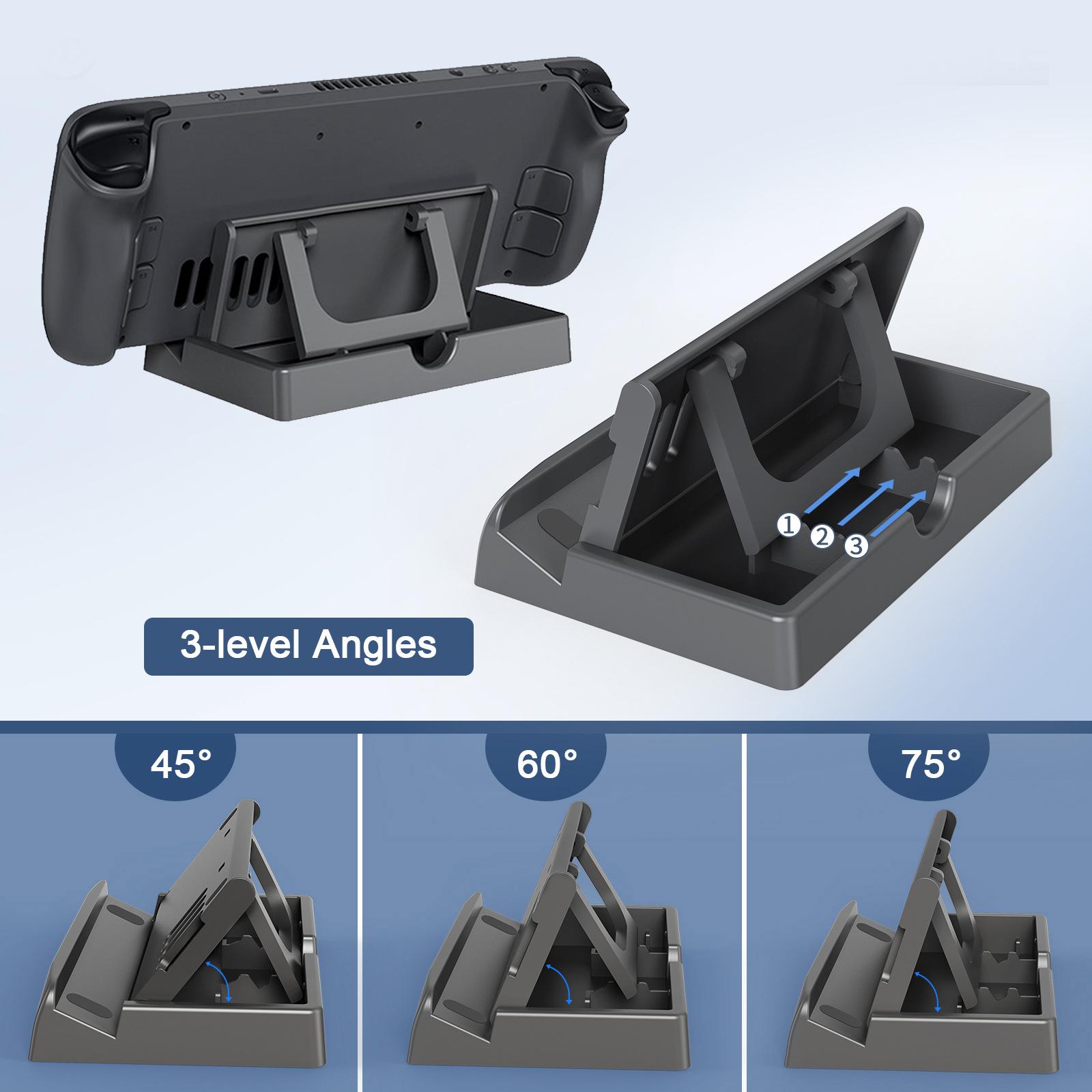 Base Stand Adjustable with Cooling Holes Non-Skid Playstand for Tablet