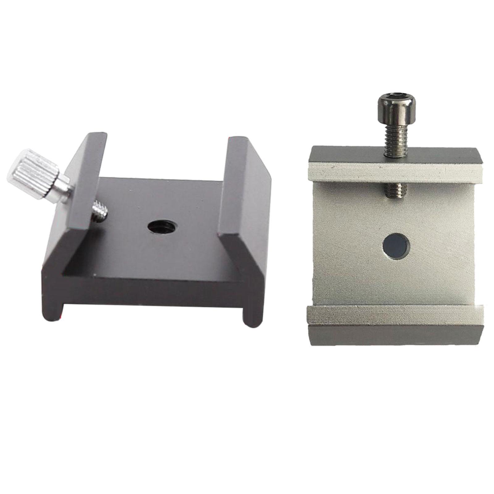 Finder Scope Mount Bracket Dovetail Slot Plate Accessory Viewfinder Bracket Black