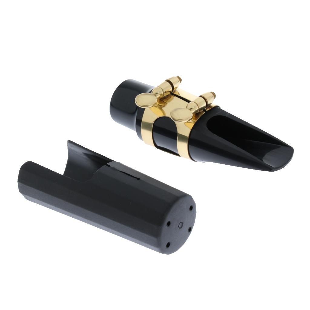 Alto Eb Saxophone Mouthpiece with Ligature Cap for Wind Instrument Parts