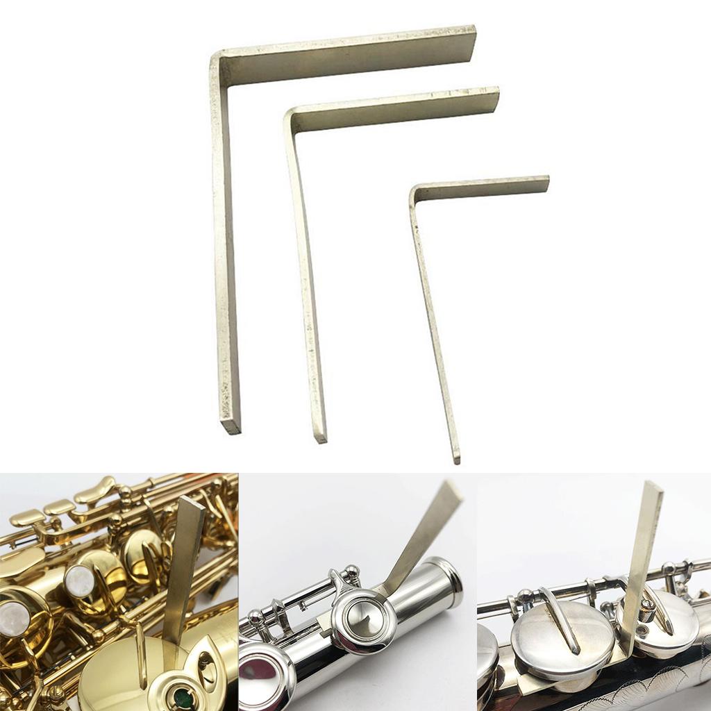 3pcs Saxophone Flute Clarinet Key L-Shape Repairing Tools Set