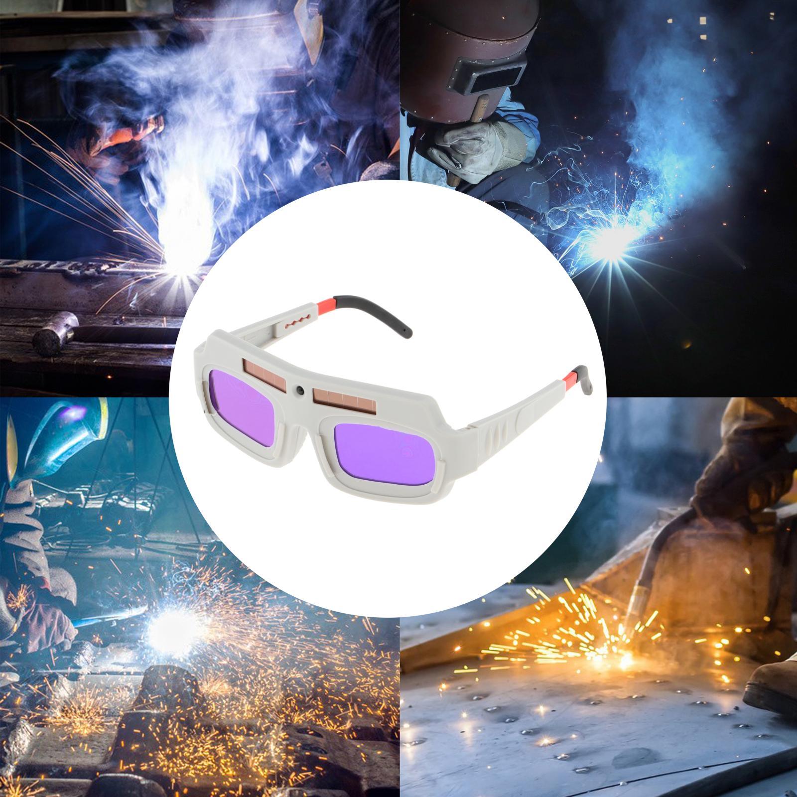Solar Welding Glasses Auto Darkening for Mining Factories Grinding Grey