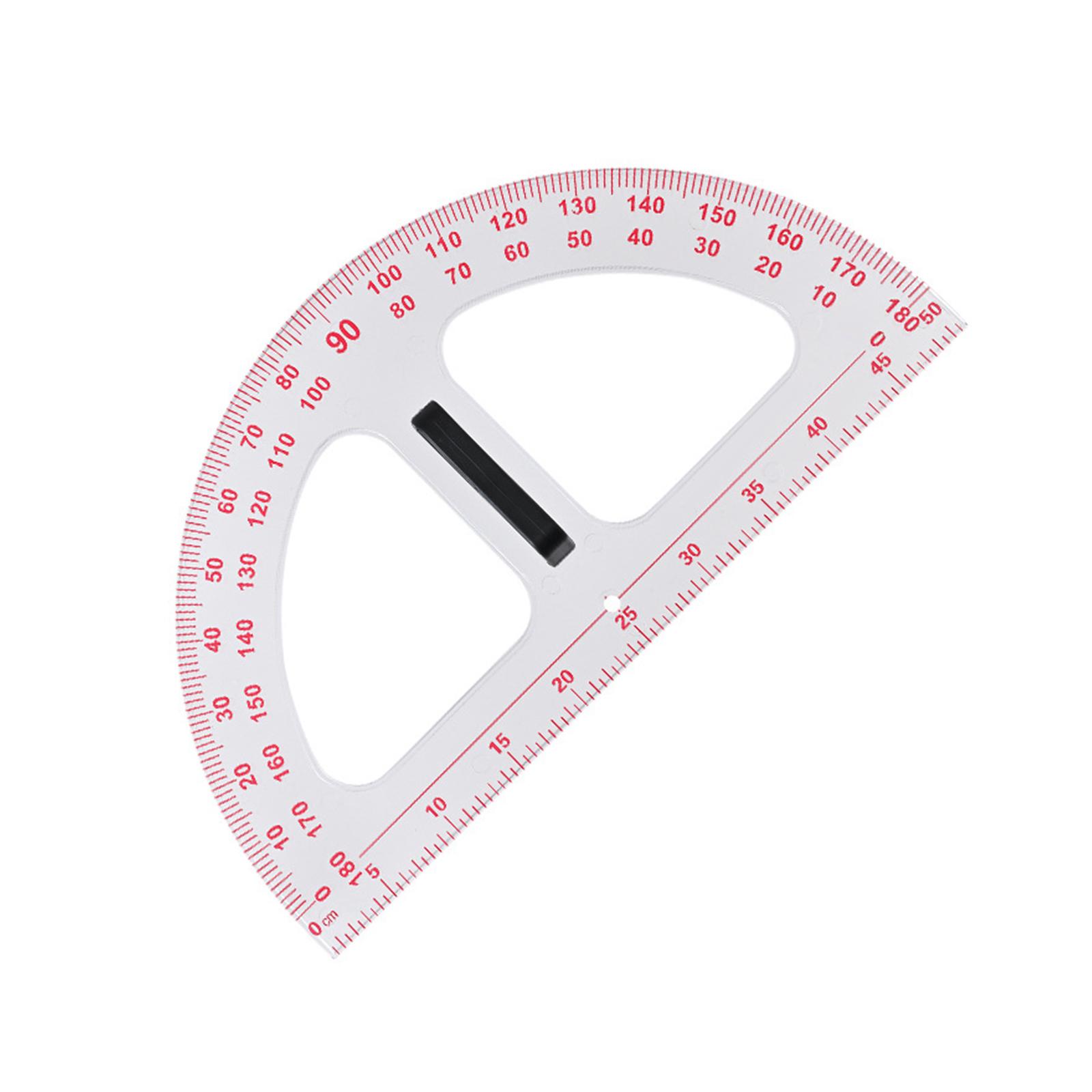 Math Protractor With Removable Handle