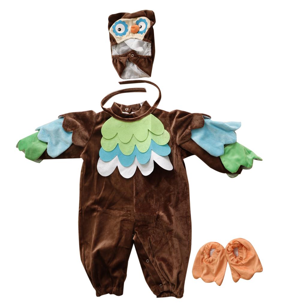 Baby Christmas Halloween Fancy Animal Dress up Costume 12-18Months Owl