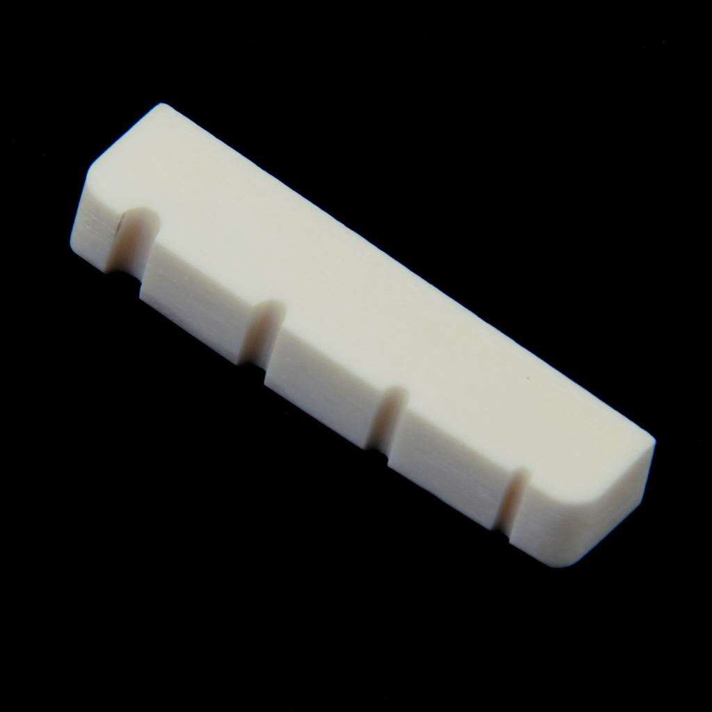 Bone Nut Slotted for 4 String Electric Bass