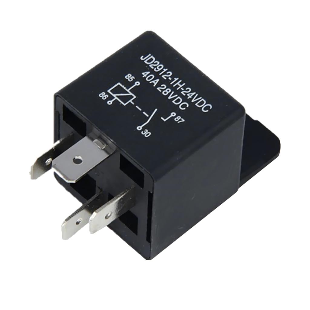 24V 40A 4-Pin Contact Normally Open Automotive Relay With Bracket