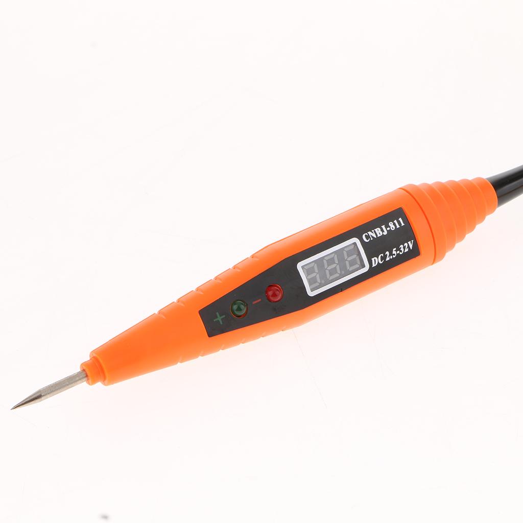 2.5-32V DC Voltage Tester Digital LCD Test Pen Home Volt Detector Handy Tool