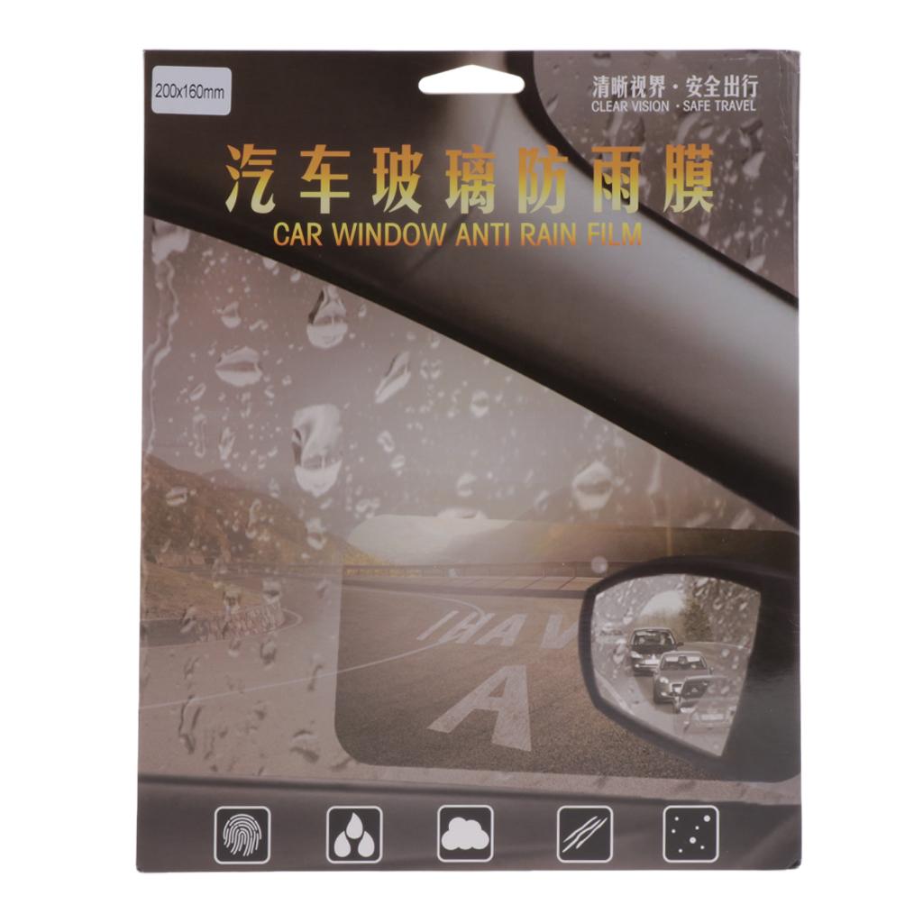 Anti-Fog Mist Coating Rainproof Waterproof Rearview Mirror Film 200x160mm