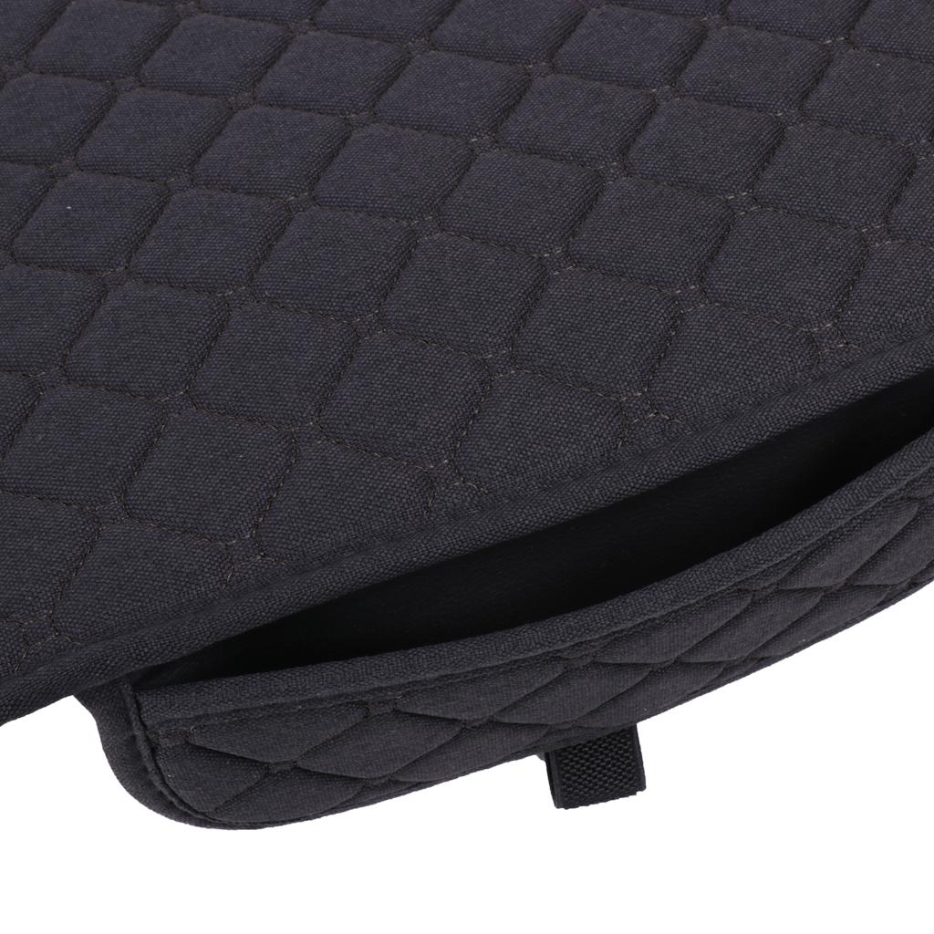 Car Rear Seat Cushion Cover Mat Pad Seat Protector Breathable Black