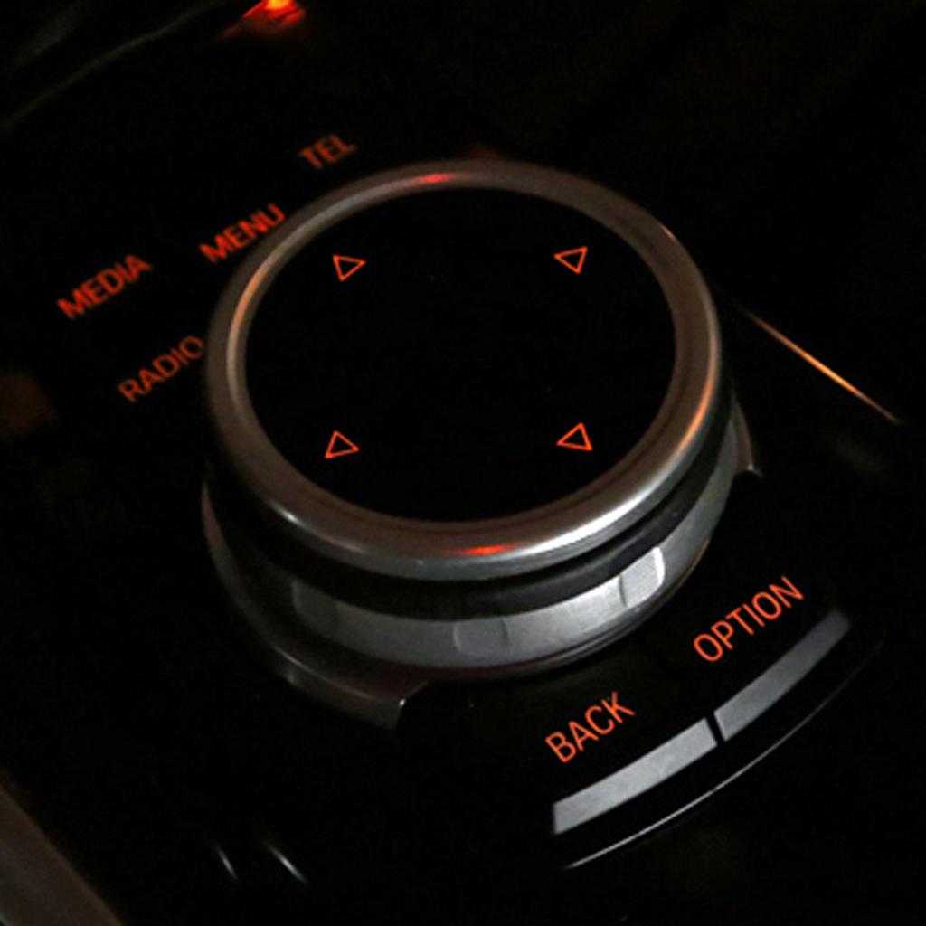 Multimedia Control Knob Wheel Cover for BMW 1 2 3 4 5 6 7 X1 X3 X4 X5 X6