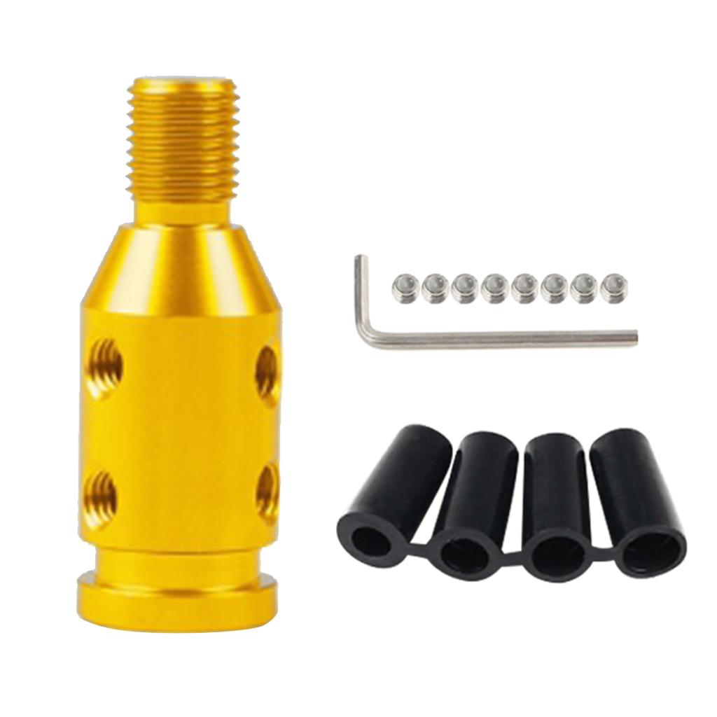 Aluminum Shift Knob Adapter for BMW/Mini Non Threaded Shifters Golden