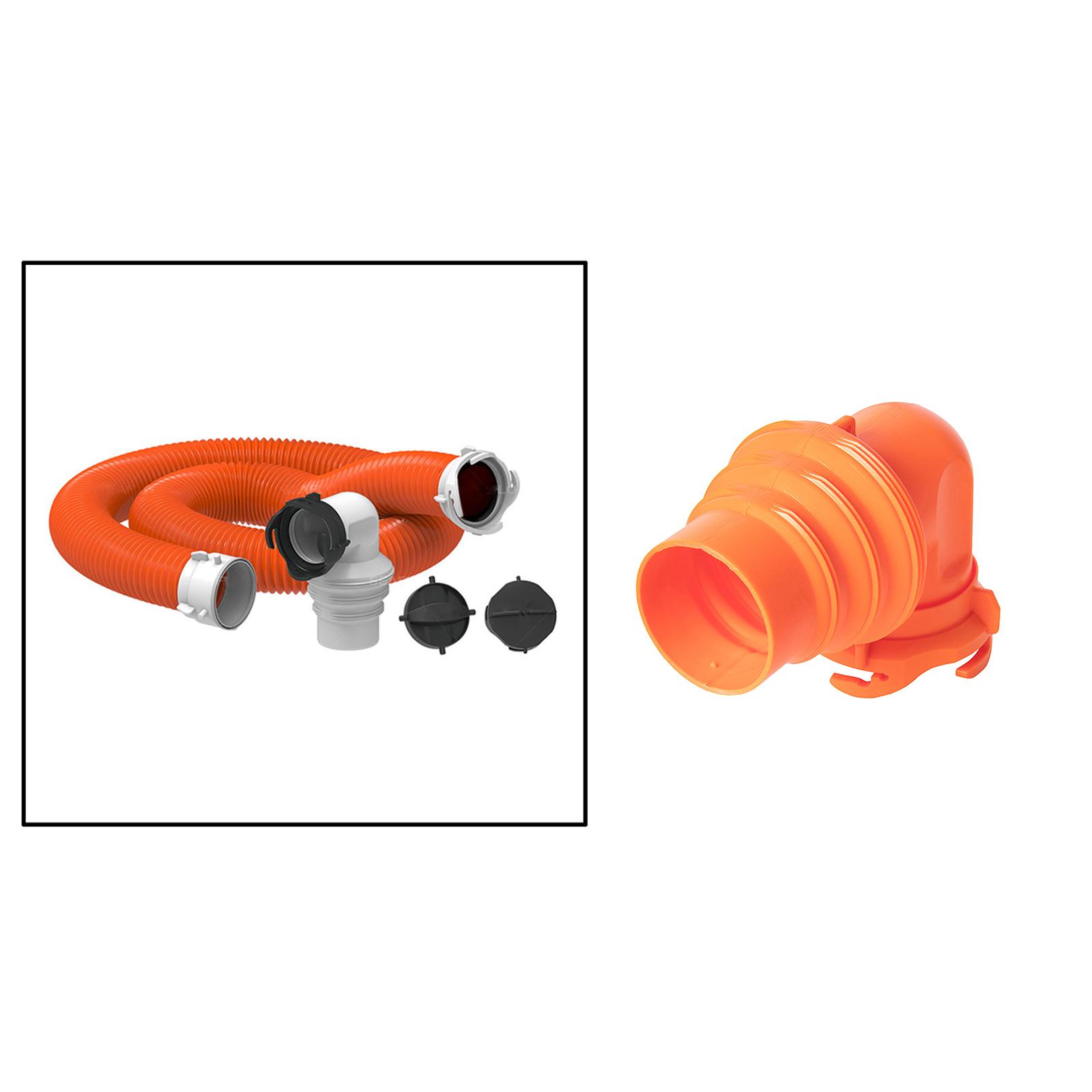 1Pcs 90 Degree Sewer Hose Swivel Elbow Fitting Adapter for RV Waste Tanks