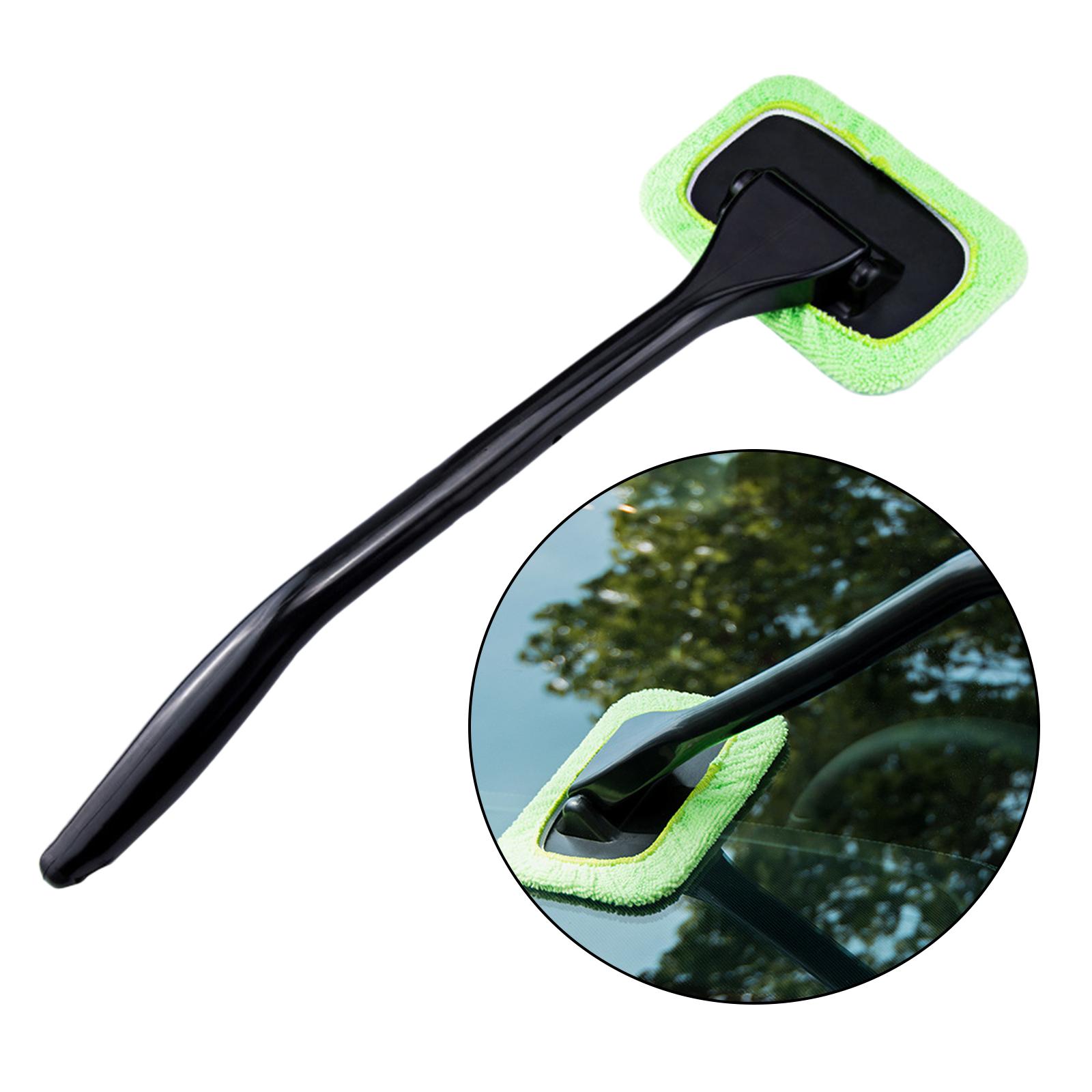 Car Window Dust Blind Cleaner Long Handle Air Vents Tire Soft Towel Duster