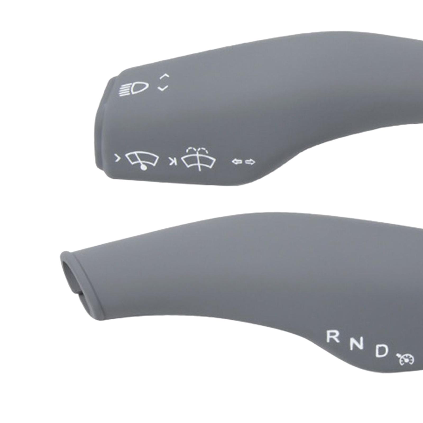 2Pcs Wiper Control Paddle covers for Replacement Gray