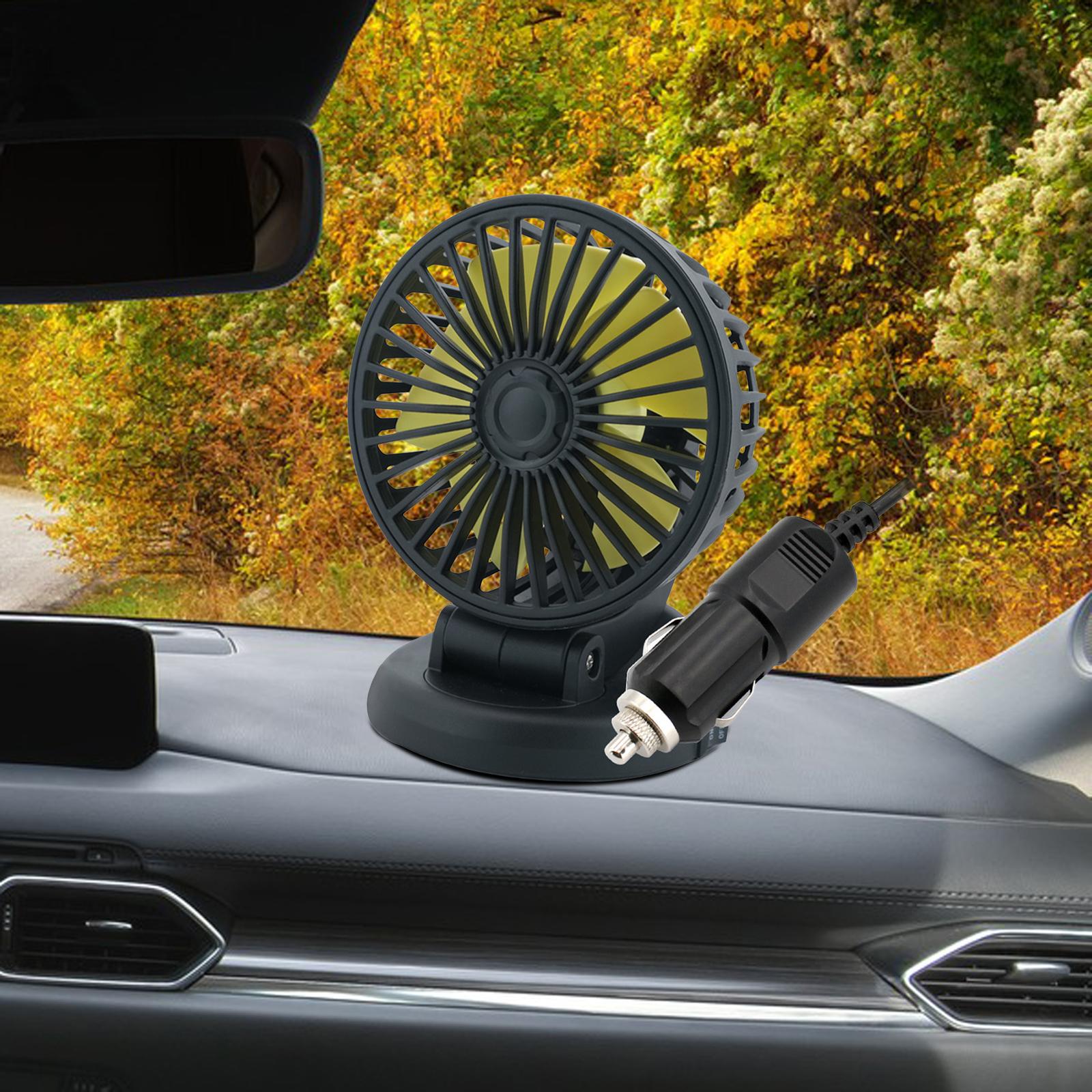 Car Cooling Fan, Air Circulation Fan Auto Cooler Fan for SUV Boat 12V