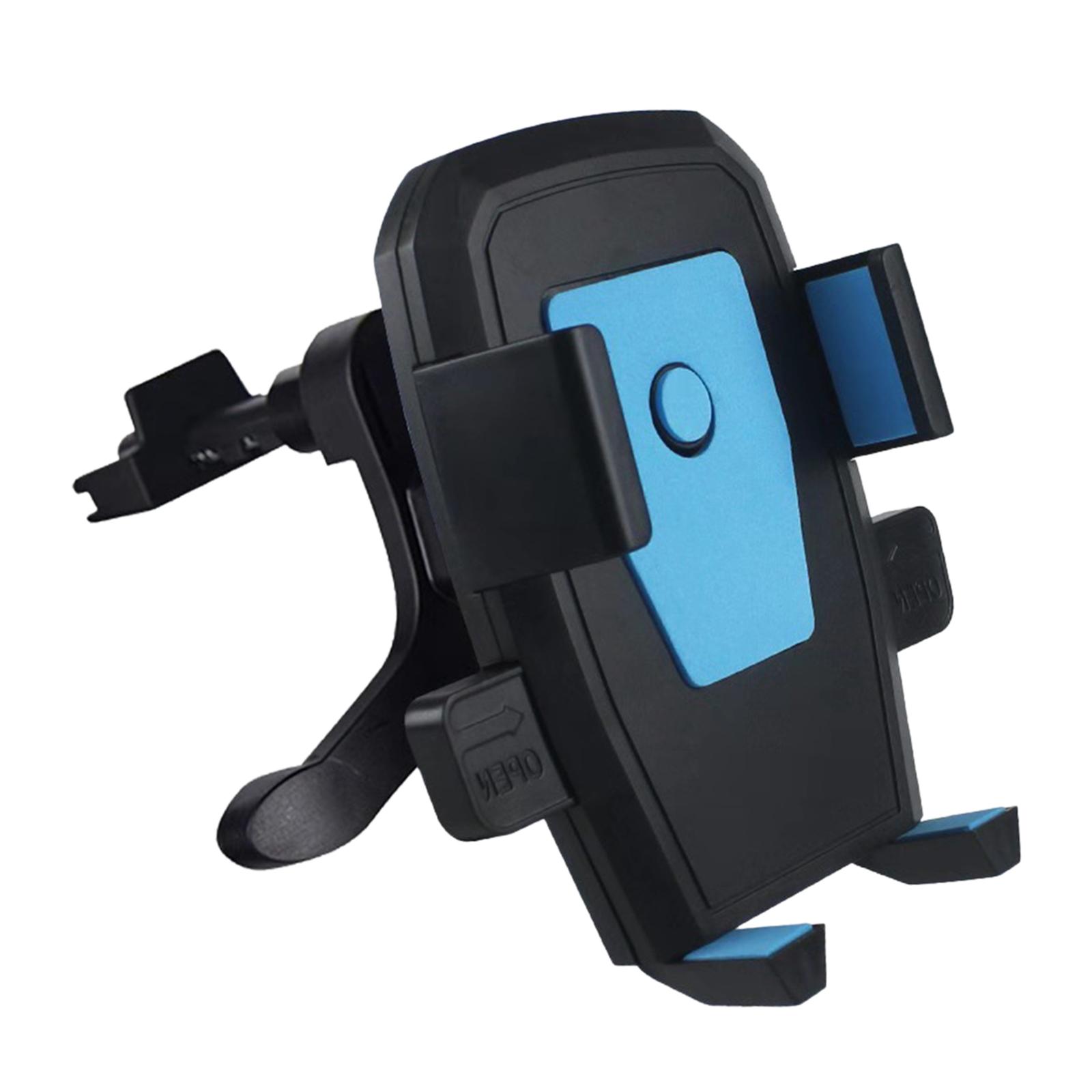Vent Phone Holder for Car Durable Multiple Viewing Angle Adjustable Blue