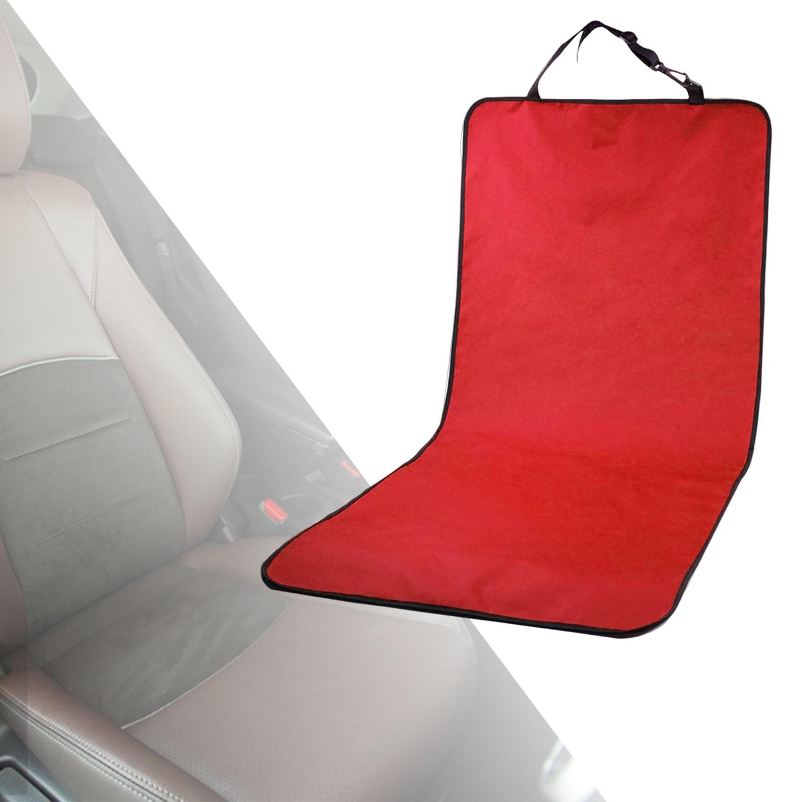 Pet Dog Car Seat Cover Protector Foldable for Vehicles Home Chairs Red 