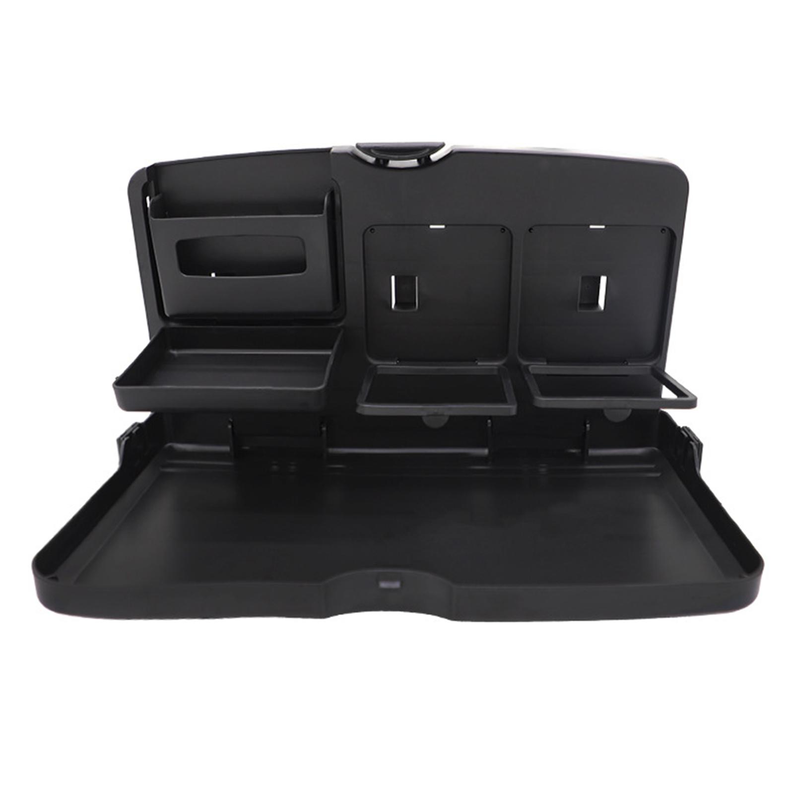 Universal Car Seat Tray Table Drink Desk Foldable Eating Organizer PP 