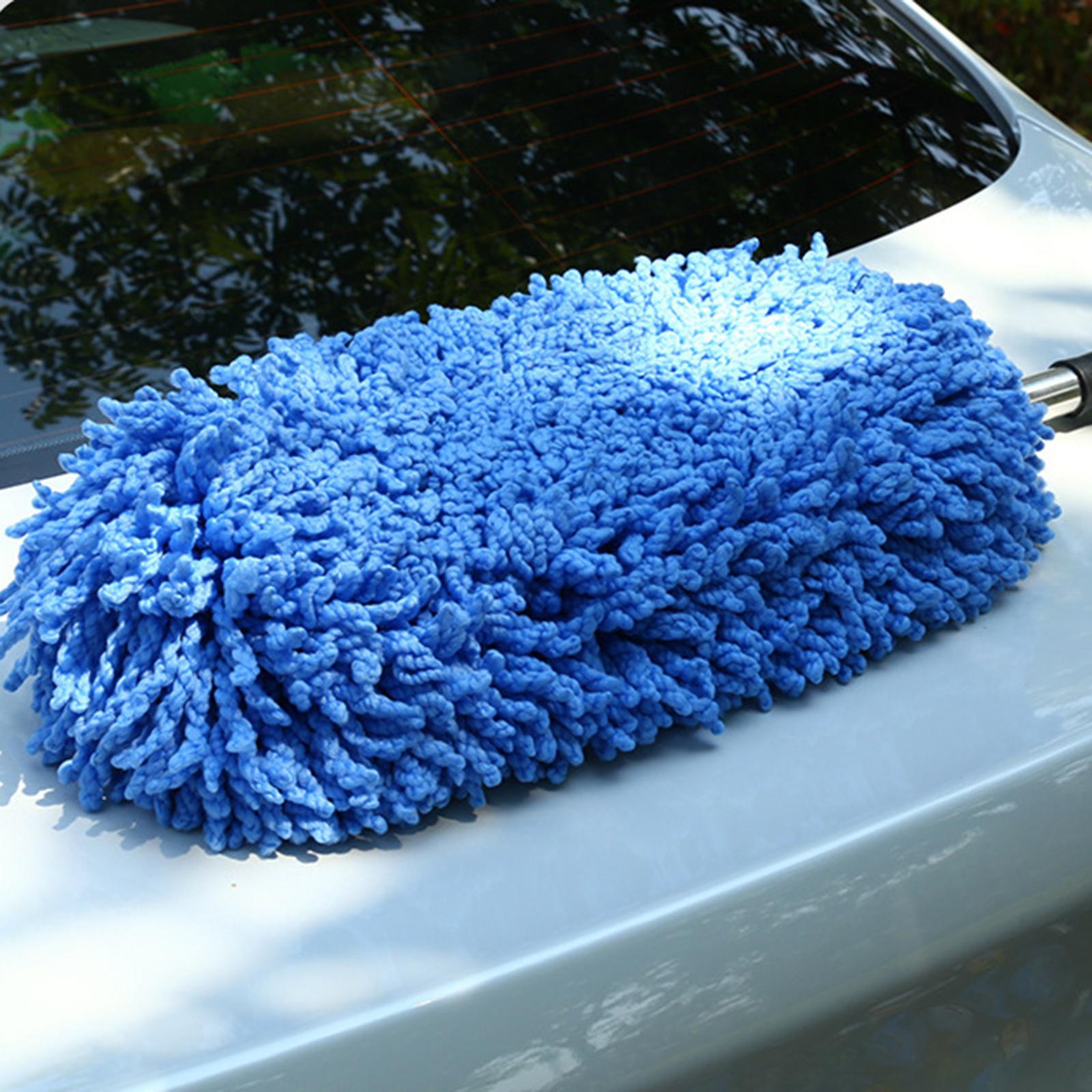 Multi Functional Car Brush Duster Washing for Bedrooms Kitchens Home Blue