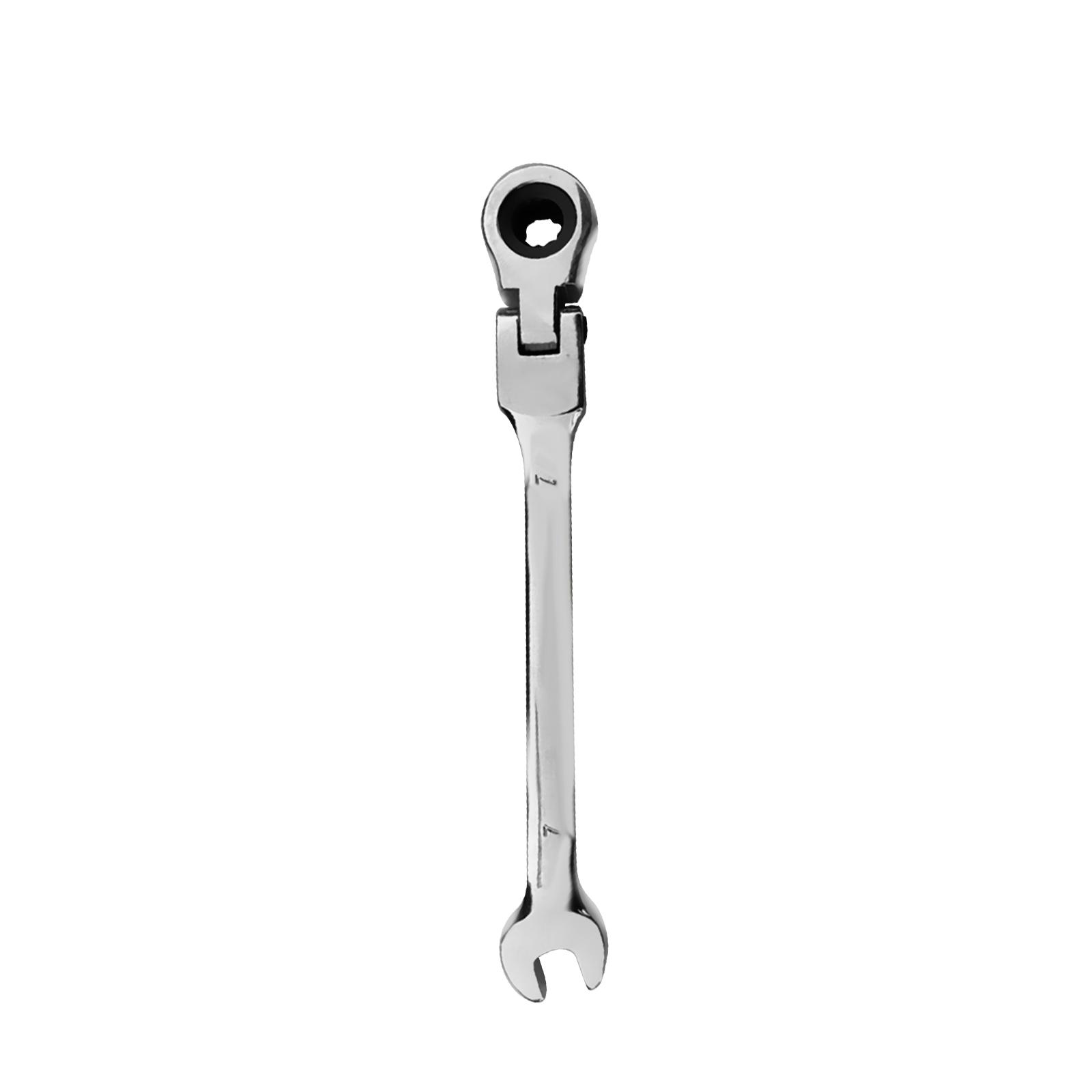 Flexible Ratchet Wrench 72 Tooth Ratchet for Refrigeration Service 7mm