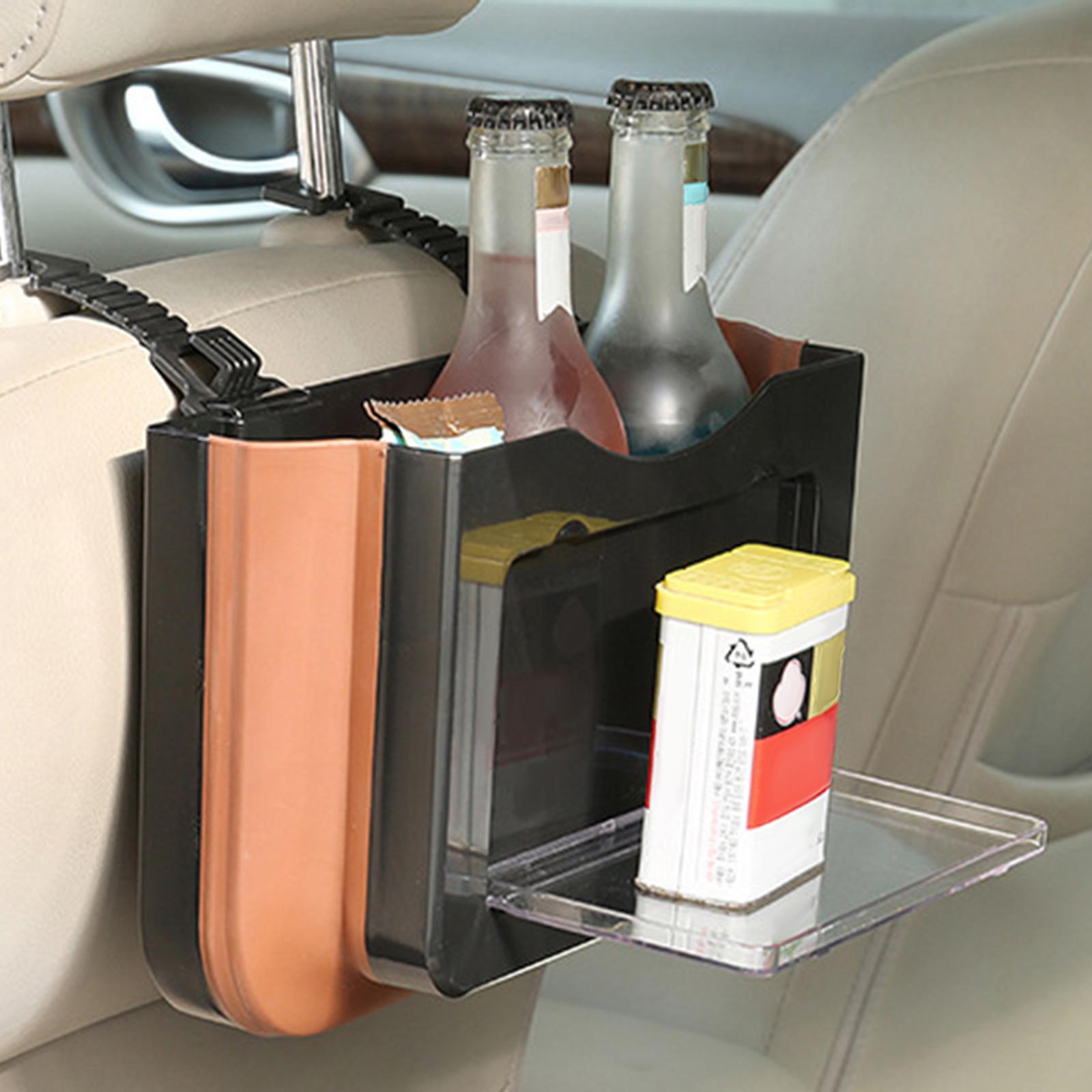 Car Garbage Box Hanging Portable Car Interior Box for Food Snack Laptop Style B