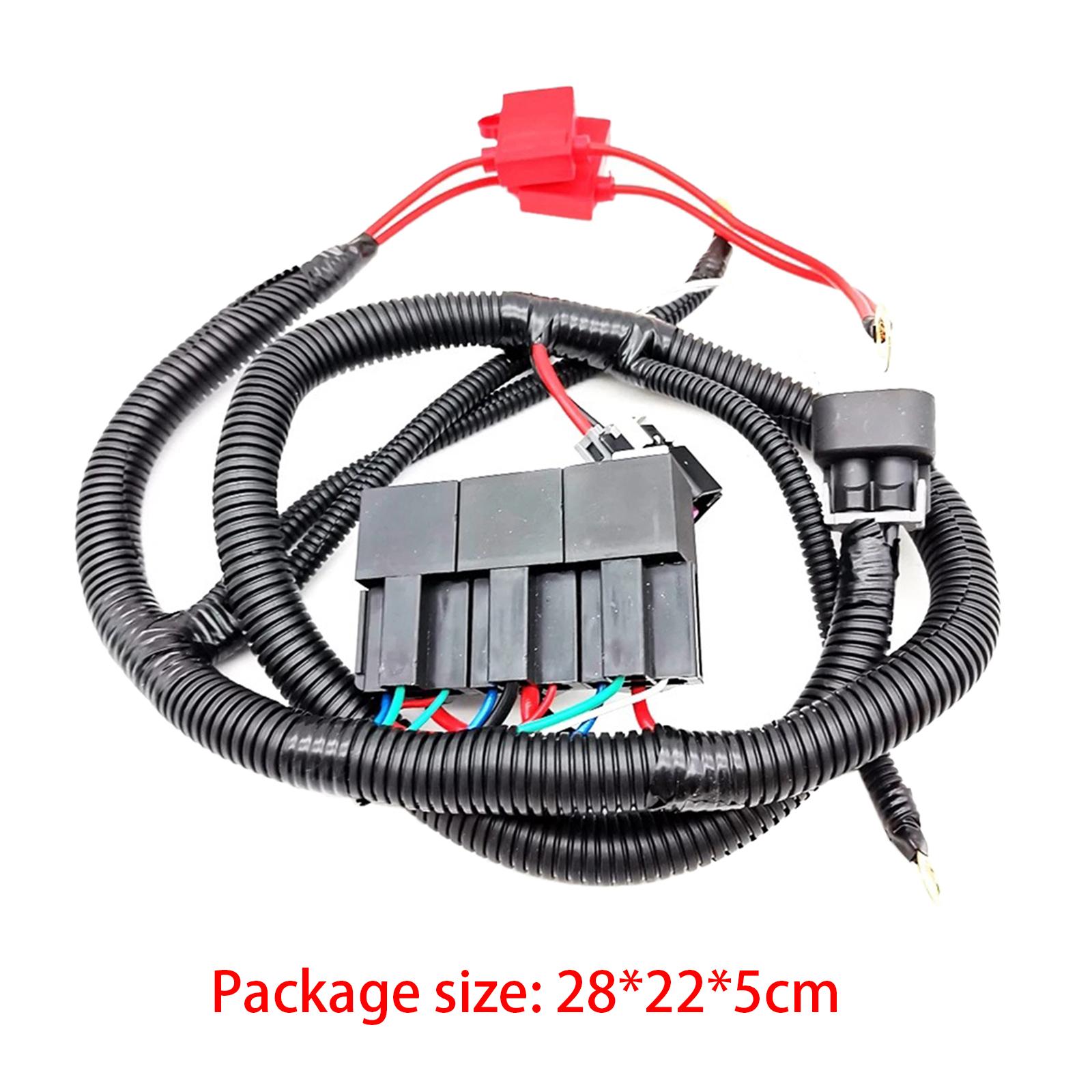 Dual Electric Fan Upgrade Wiring Harness for Chevrolet 1999–2006 Sturdy