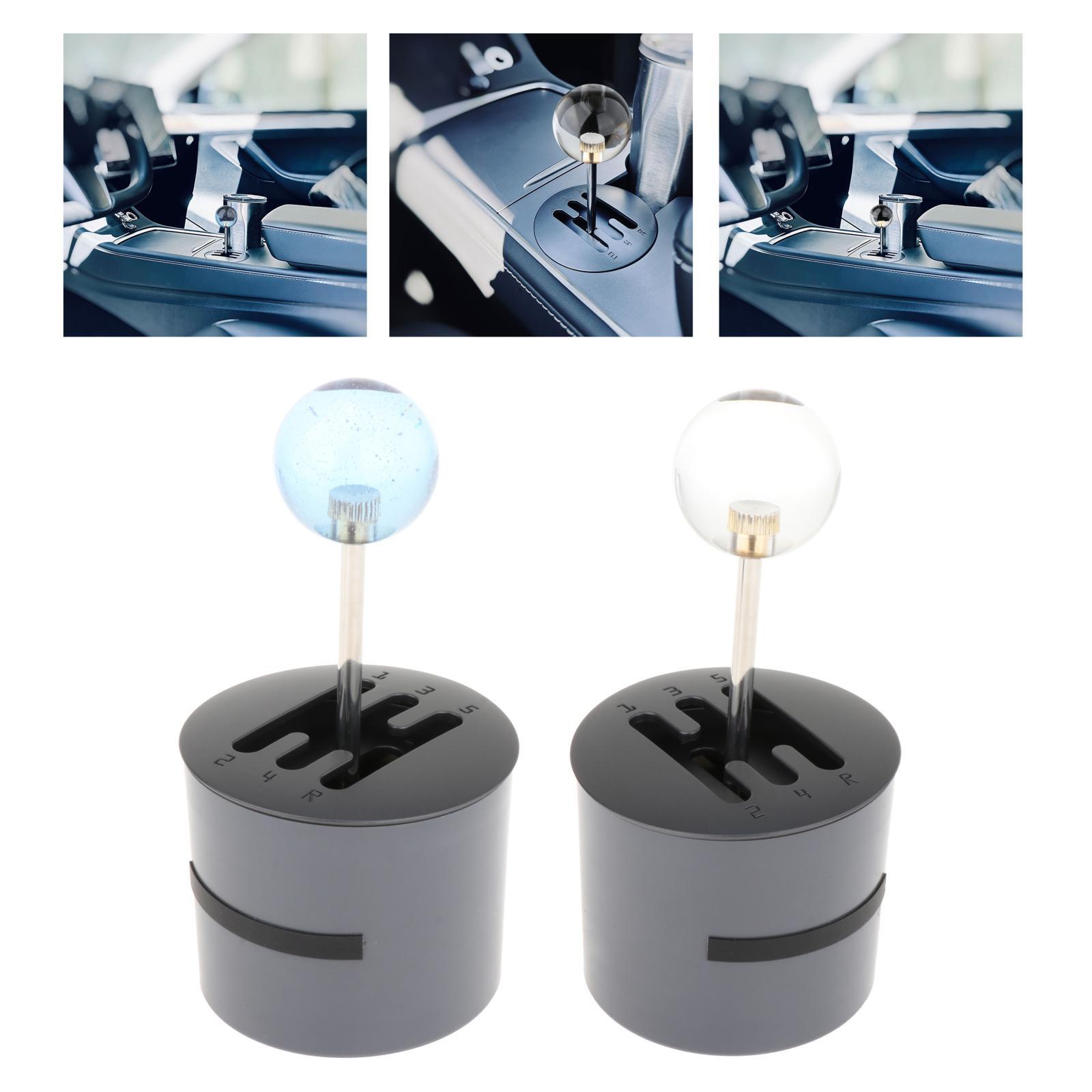 Shifter Gear Lever Cup Holder Durable Spare Parts Shifter Toy for Tesla Clear Blue