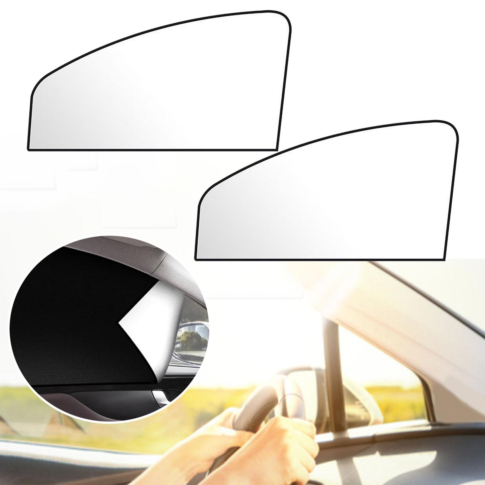 2x Magnetic Sunshade Truck Napping Foldable Sun Protection Side Window Shade Left