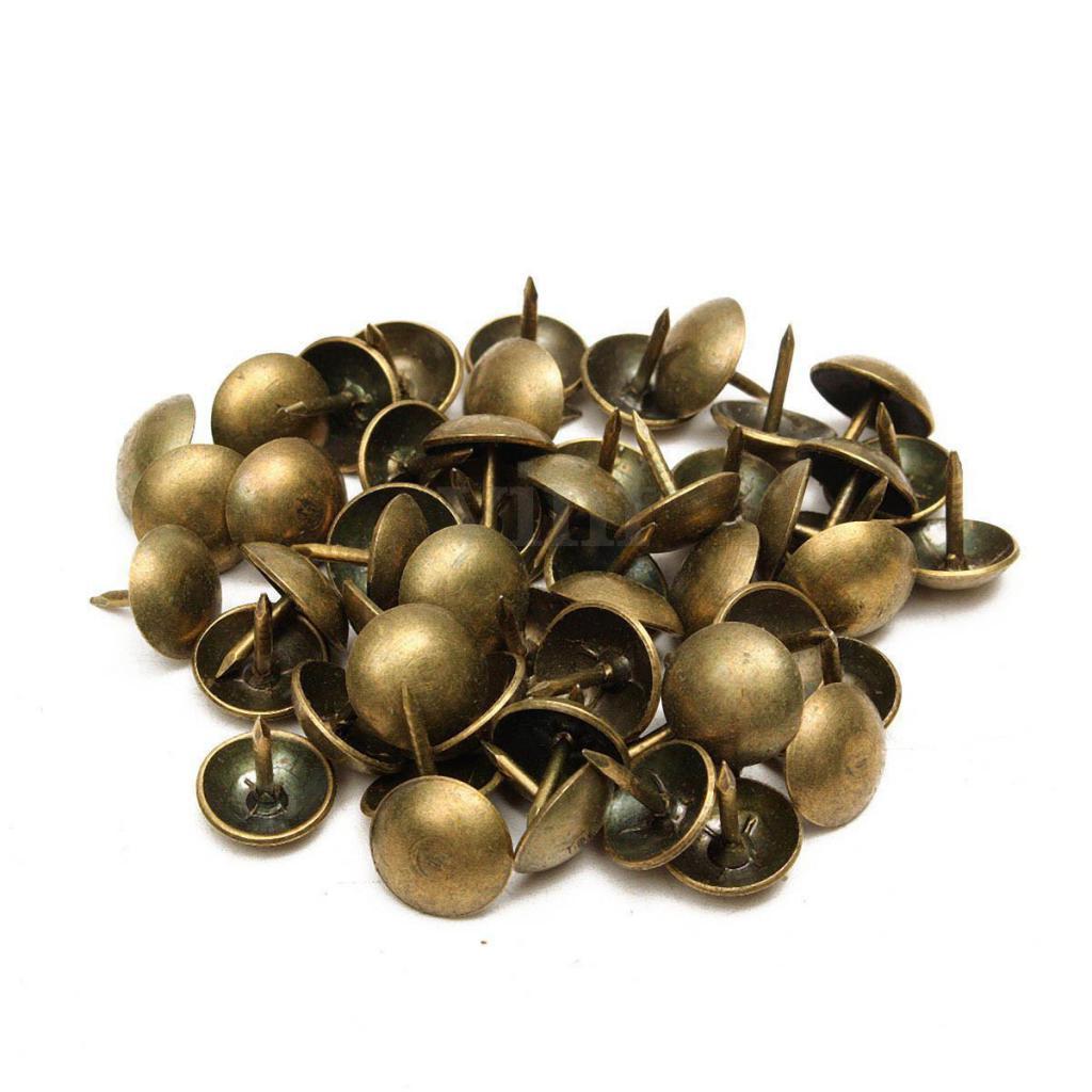 Pack 100Pcs Decorative Upholstery Nail Tacks Stud Funiture Chair   53004835 3 Image 