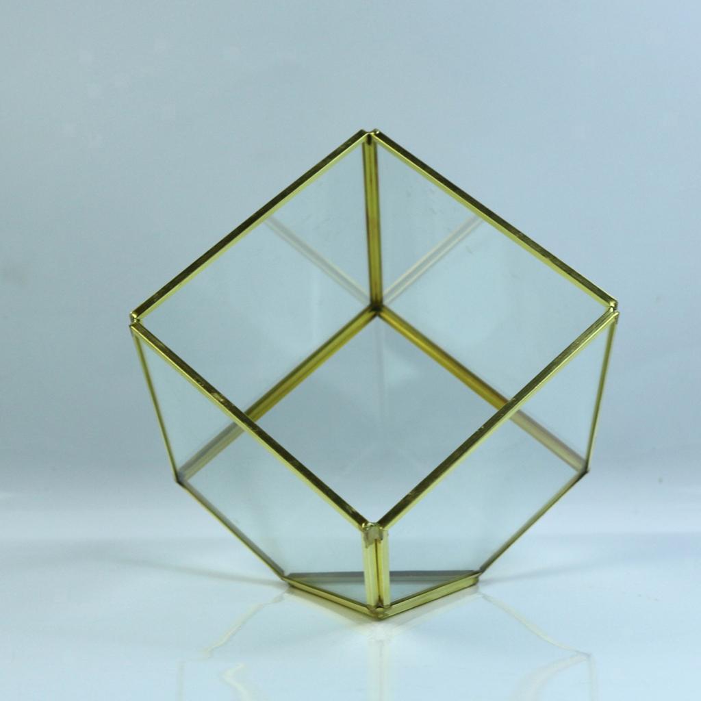 Geometrische Glasvase Blumentopf Kerzenständer ... Geometrische Glasvase Blumentopf Kerzenständer ...
