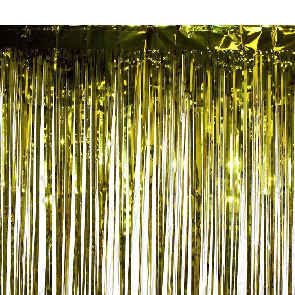 Lametta Vorhang 92cmx245 Cm Dekoration Party Feier Lametta Vorhang 92cmx245 Cm Dekoration Party Feier