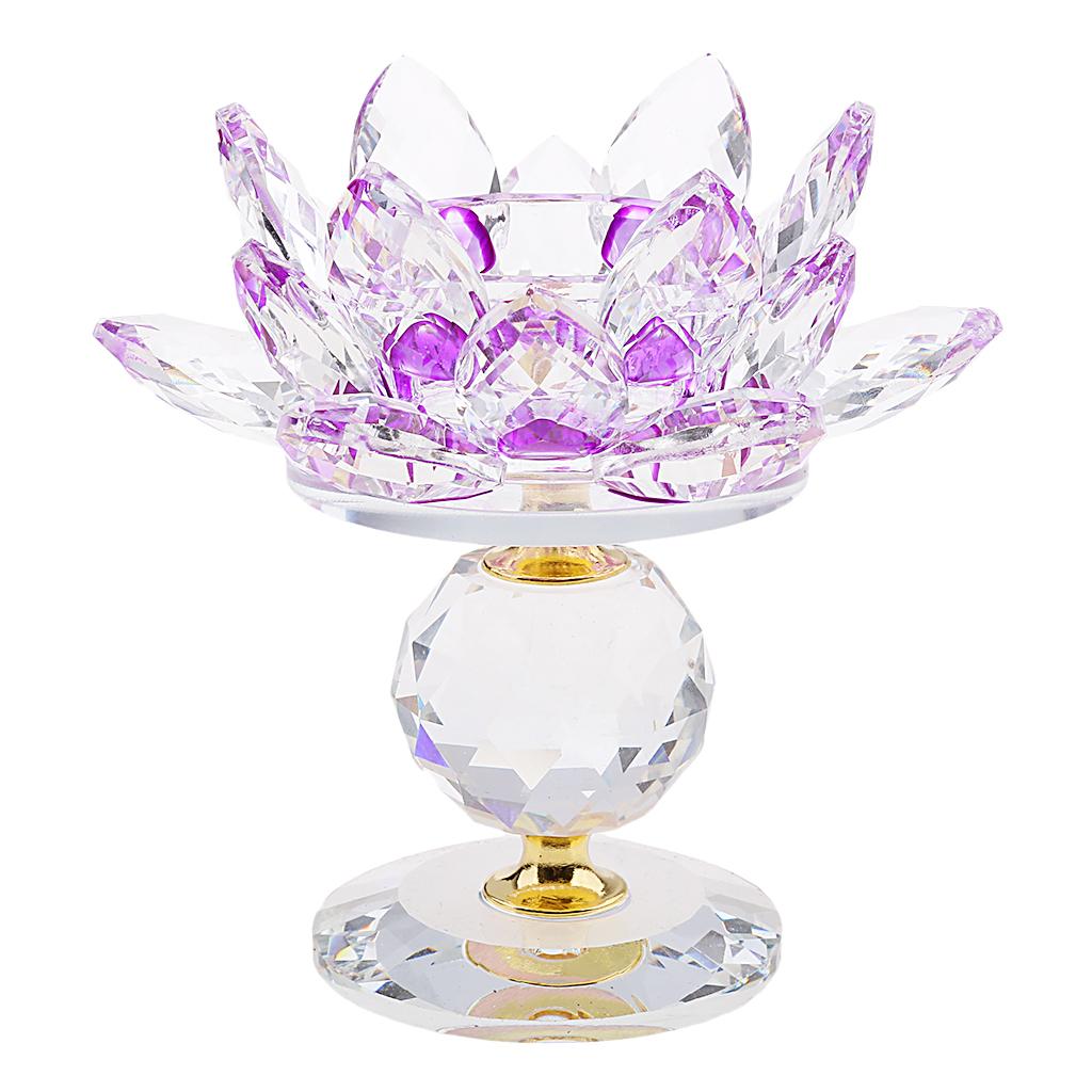 Kerzenhalter Lotus Kristallglas S 3x8 cm 