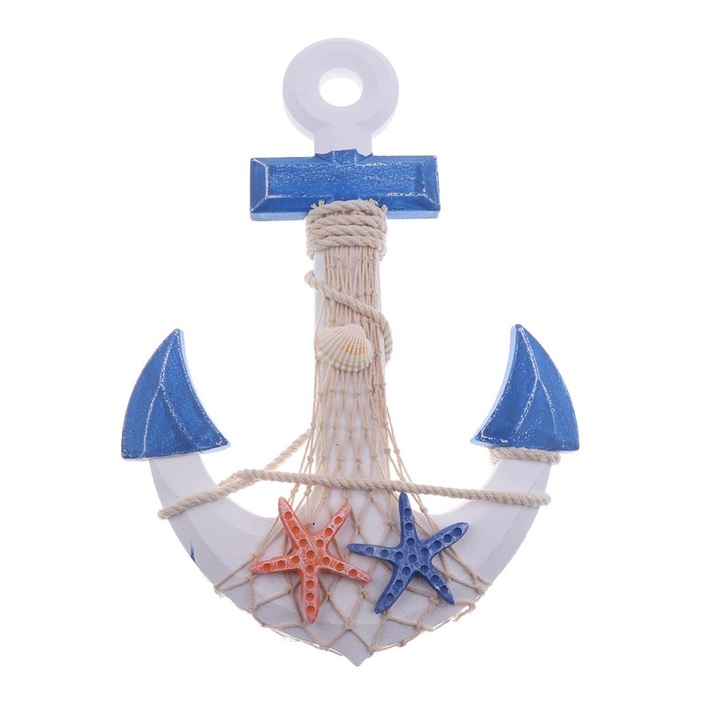 Nautical Anchor Design Wall Mounted Hat Hook Coat Towel Display Hanger