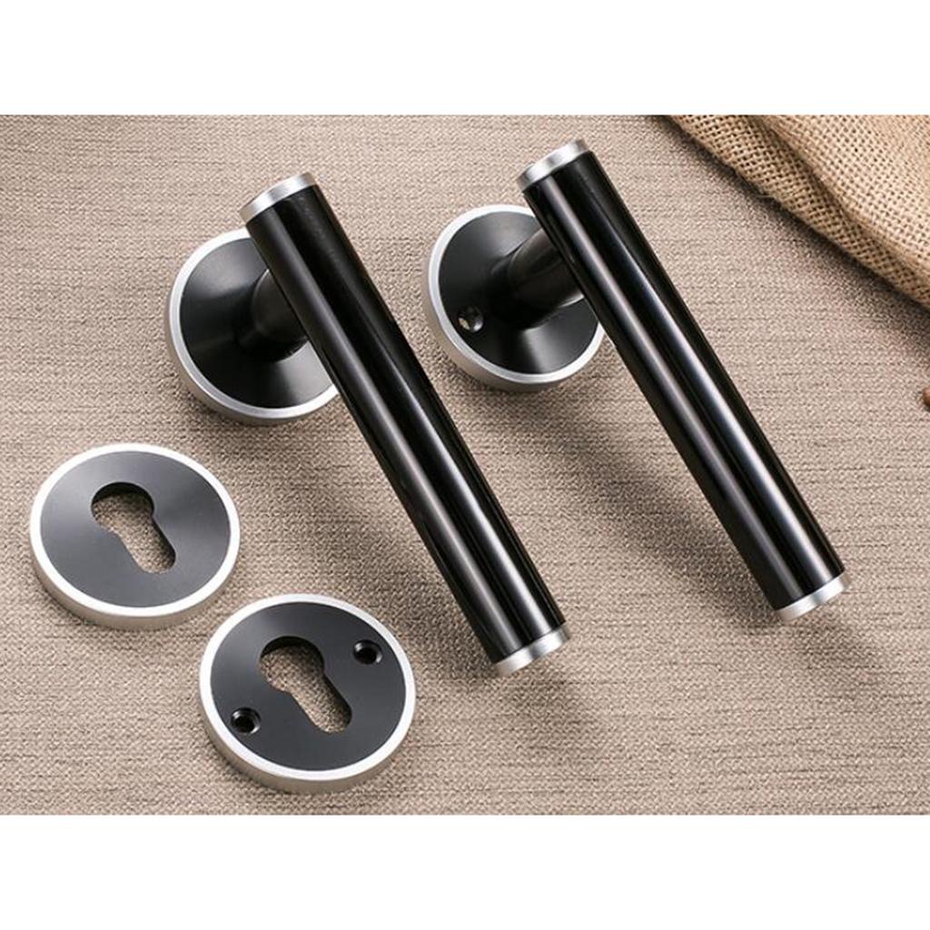 Door Lever Privacy Door Lock Set Hardware, 135mm Handle