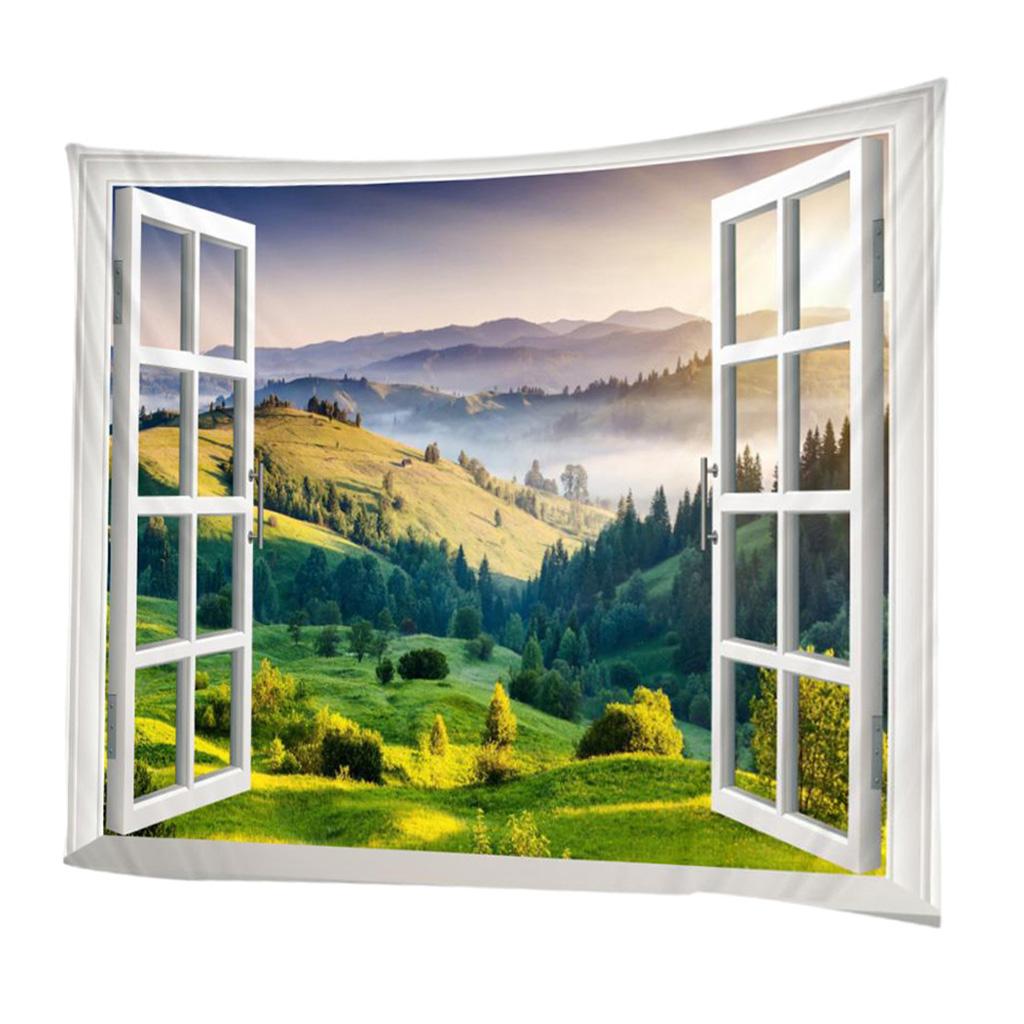 Wall Hanging Micro Landscape Tapestry for Bedroom Living Room 150x200cm