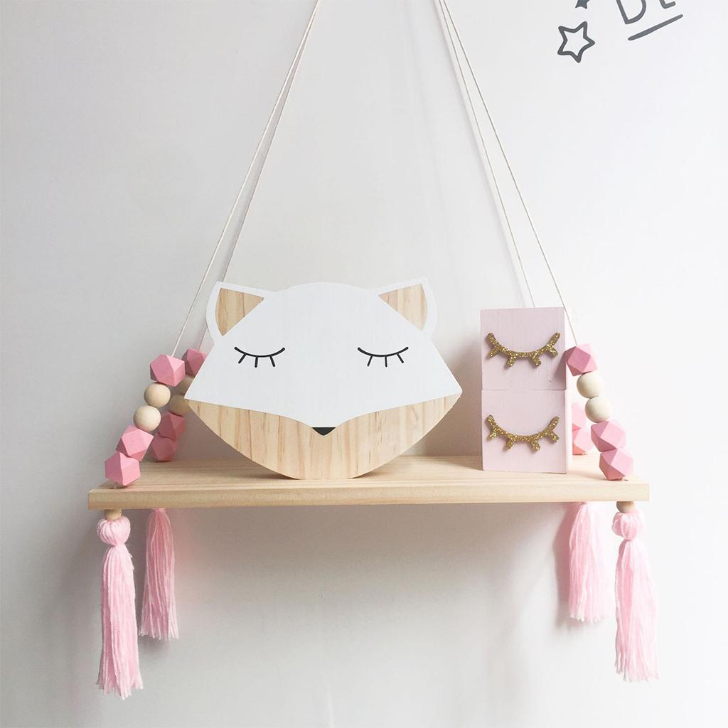 Wall Hanging Shelf Pink