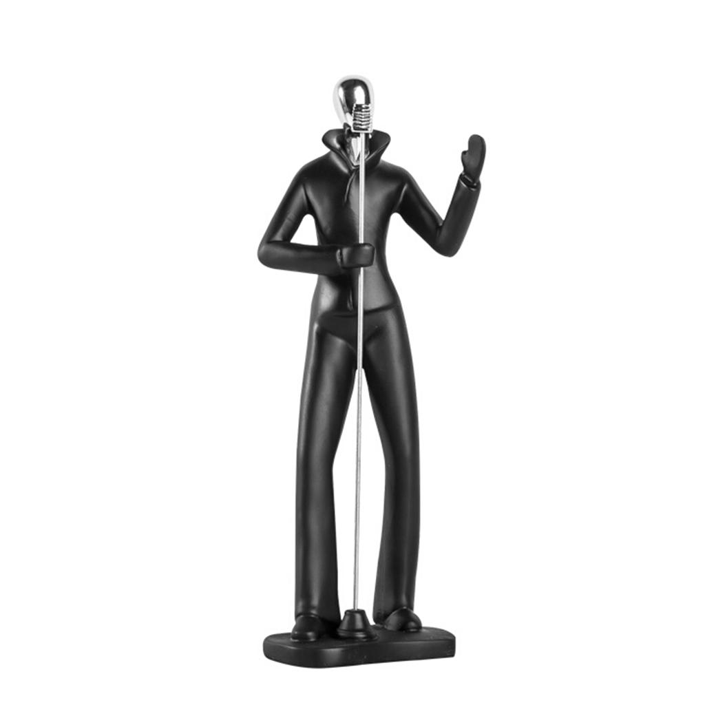 Man Athlete Character Figurine Home Household Crafts Decor Singer