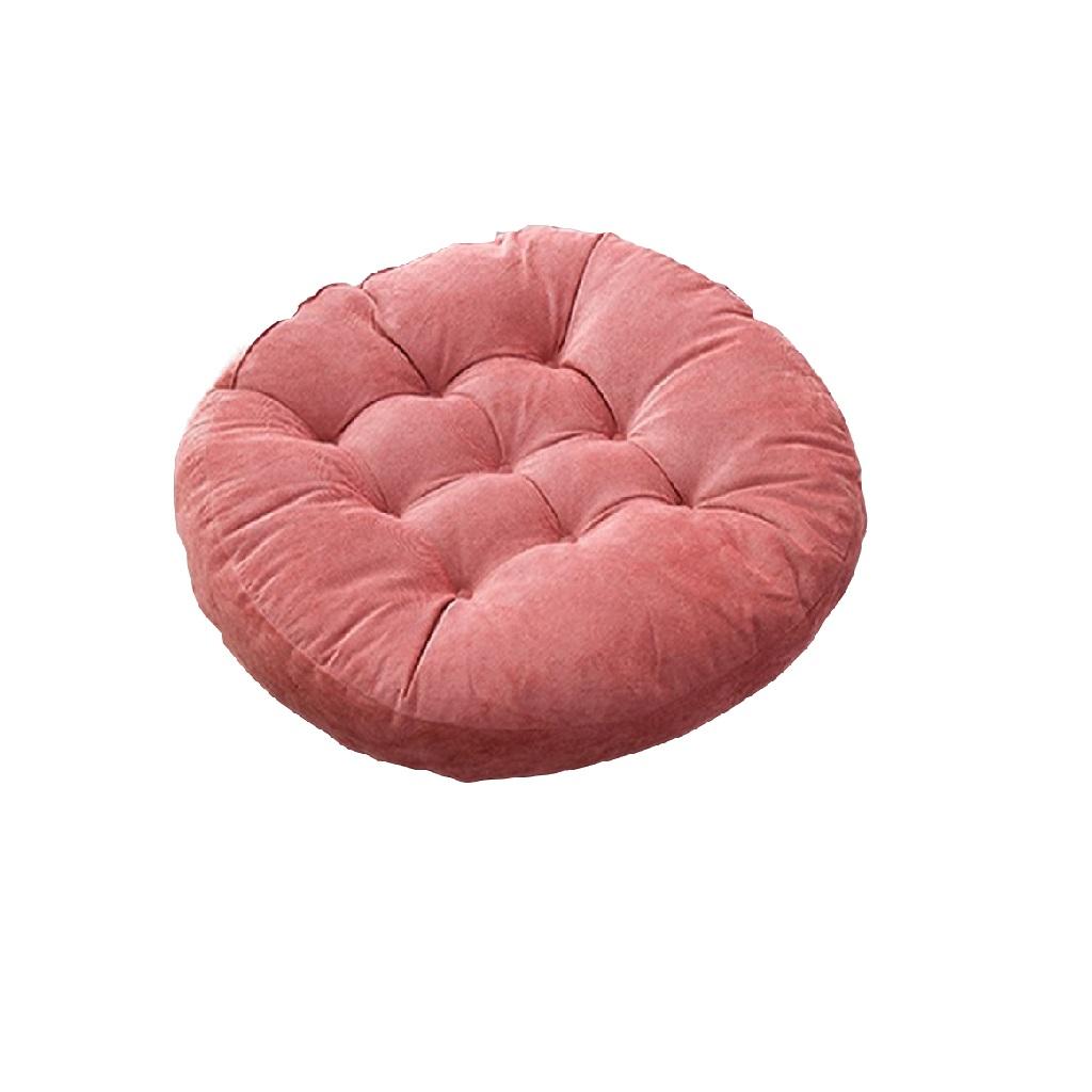 Round Office Seat Cushion Chair Pad Back Cushion Mat Tatami-mat Pink